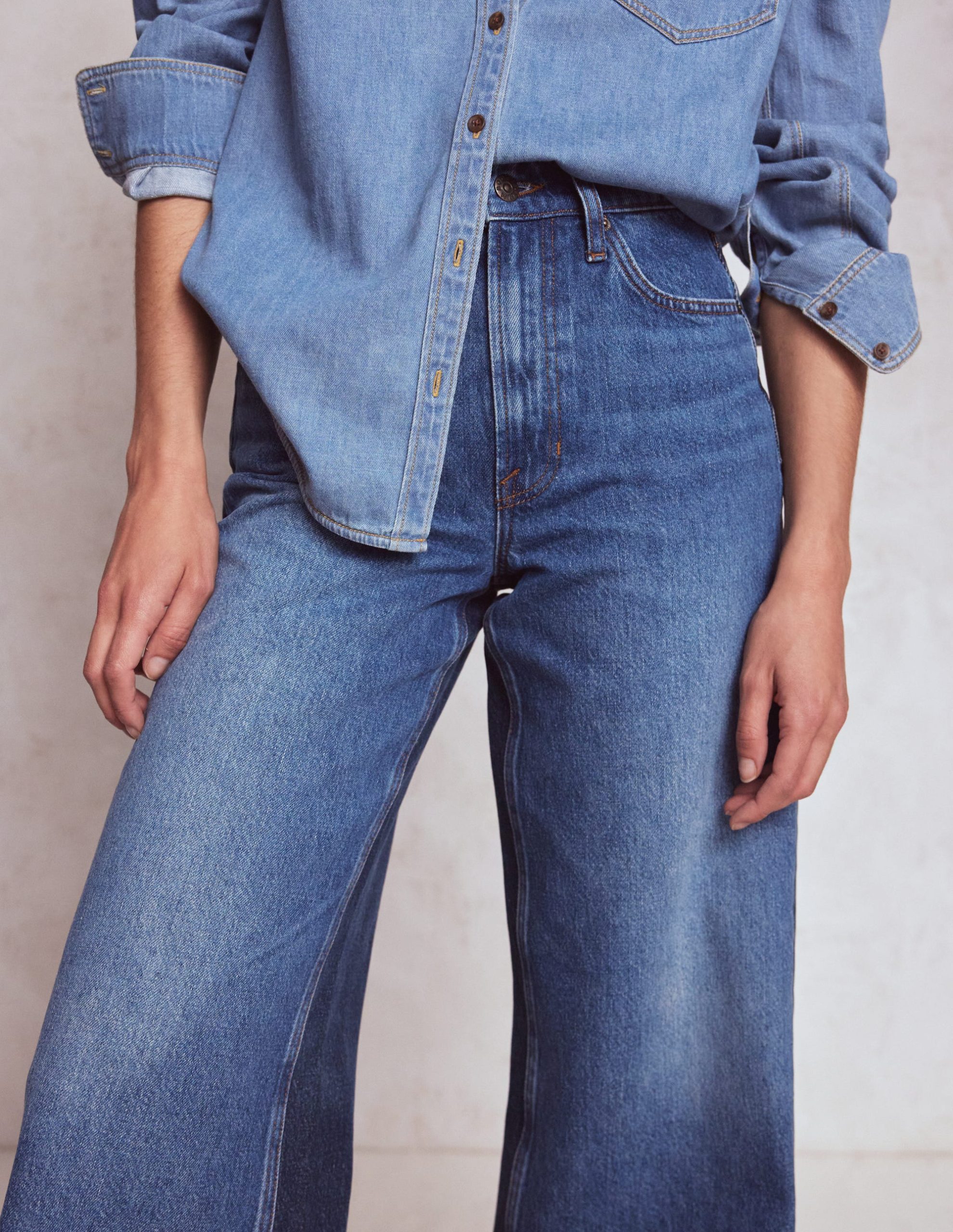 High Rise Wide Leg Jeans-Hotch Potch - Image 5