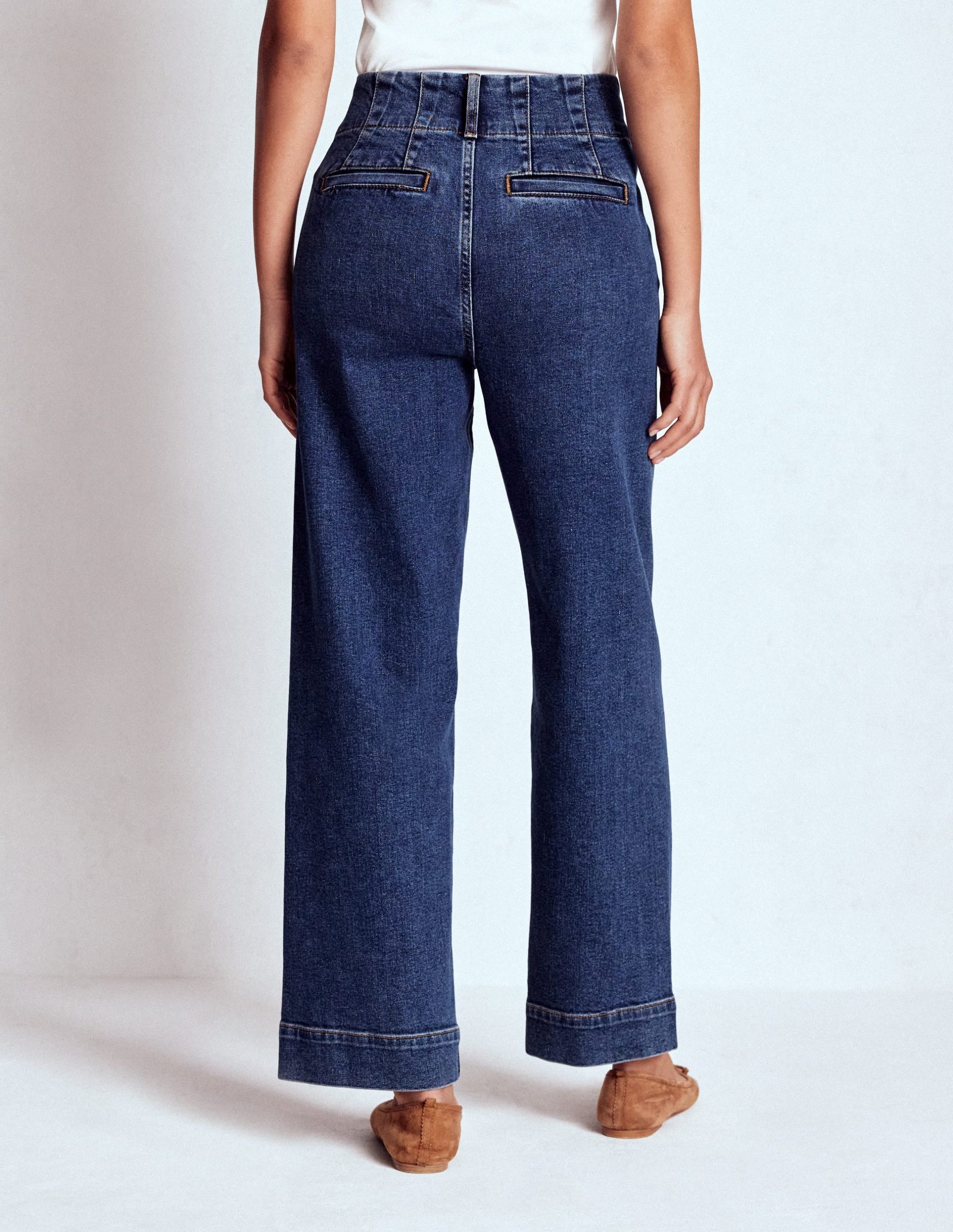 Patch Pocket Cropped Pants-Mid Vintage - Image 9