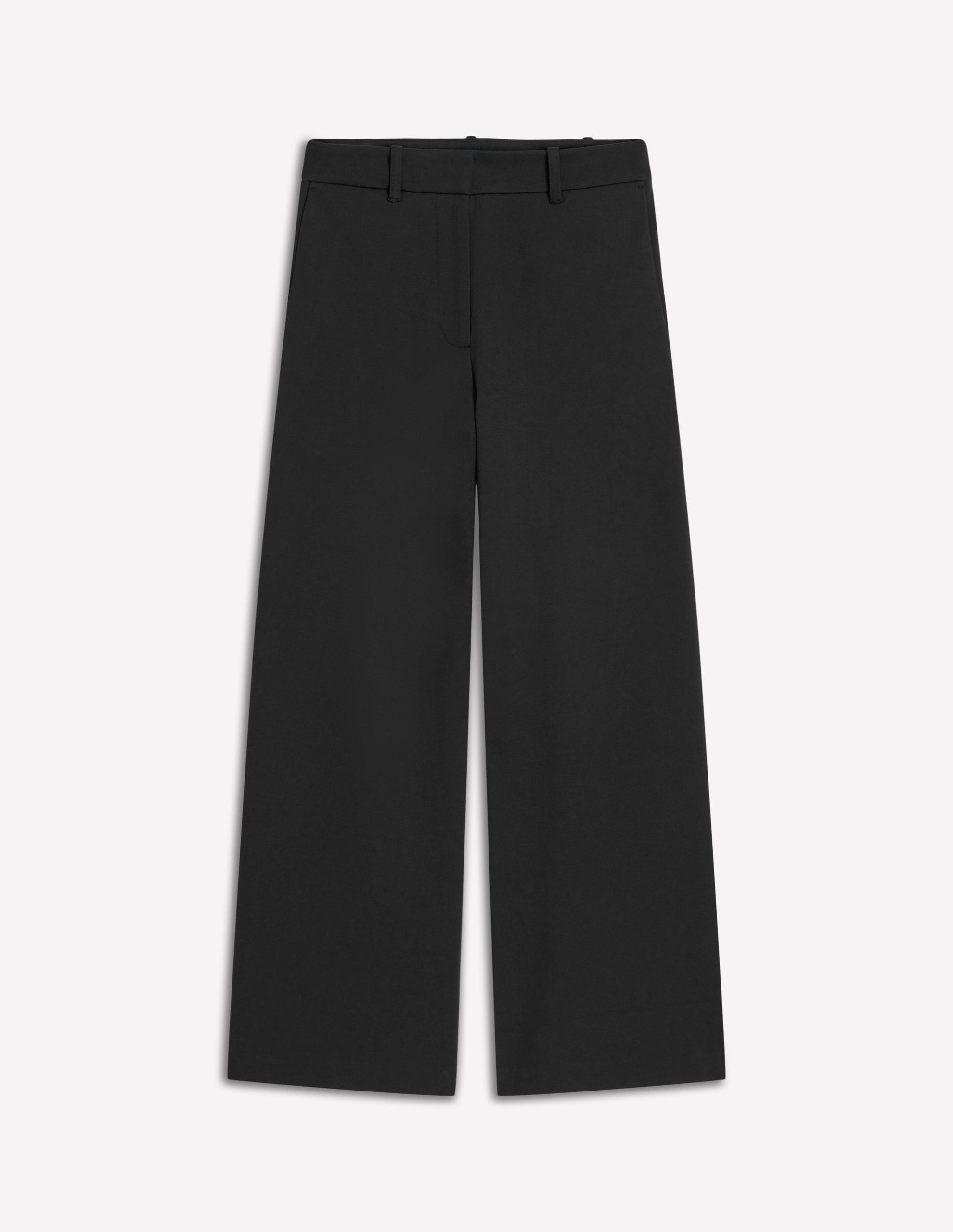 Belgravia Ponte Crop Pants-BLACK - Image 6