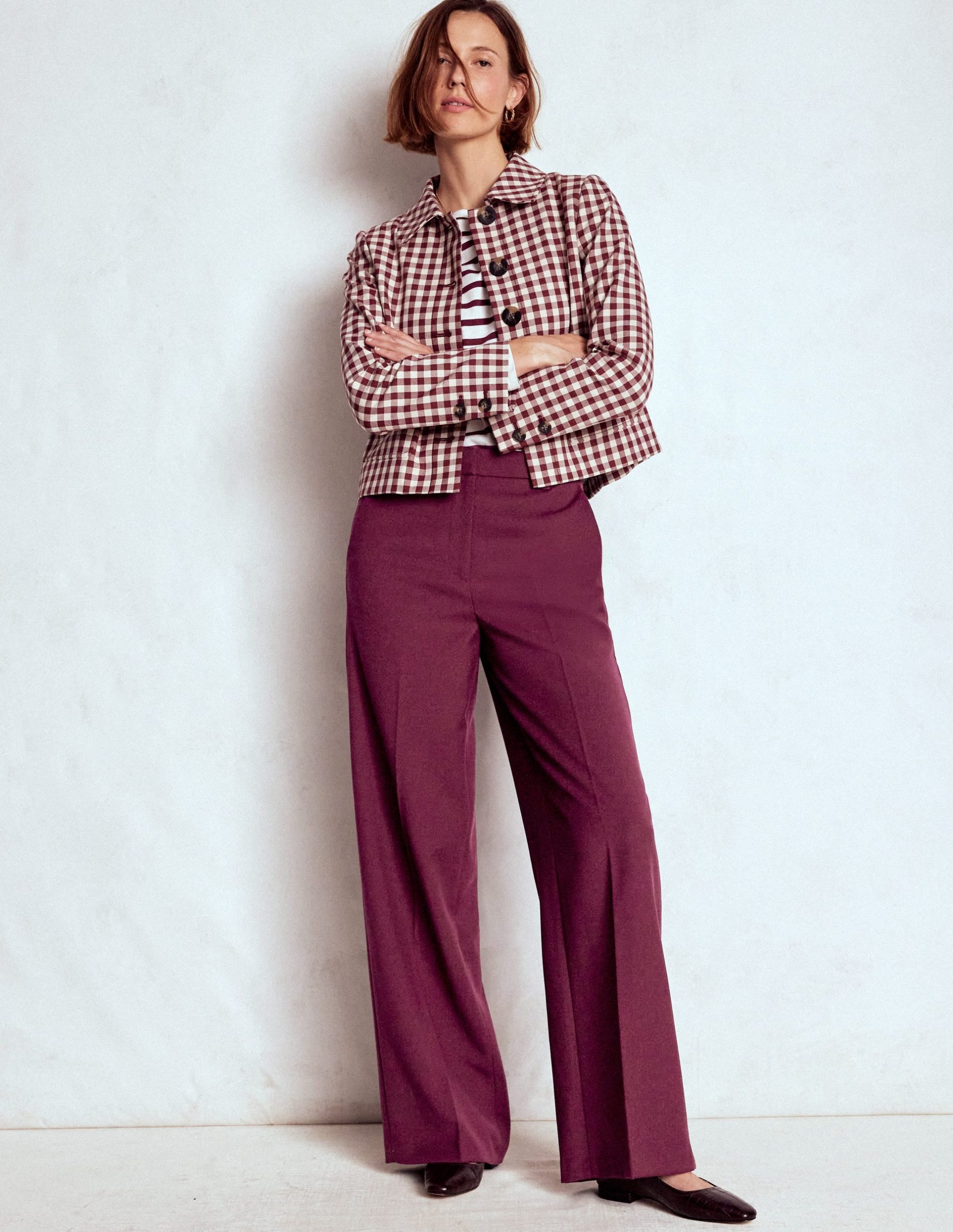 Belgravia Tailored Pants-Deep Wisteria