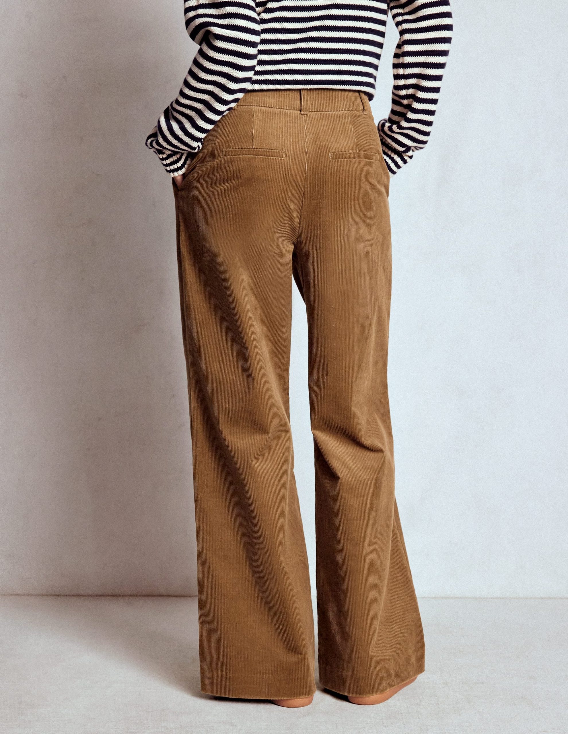 Kensington Cord Pants-Latte - Image 3