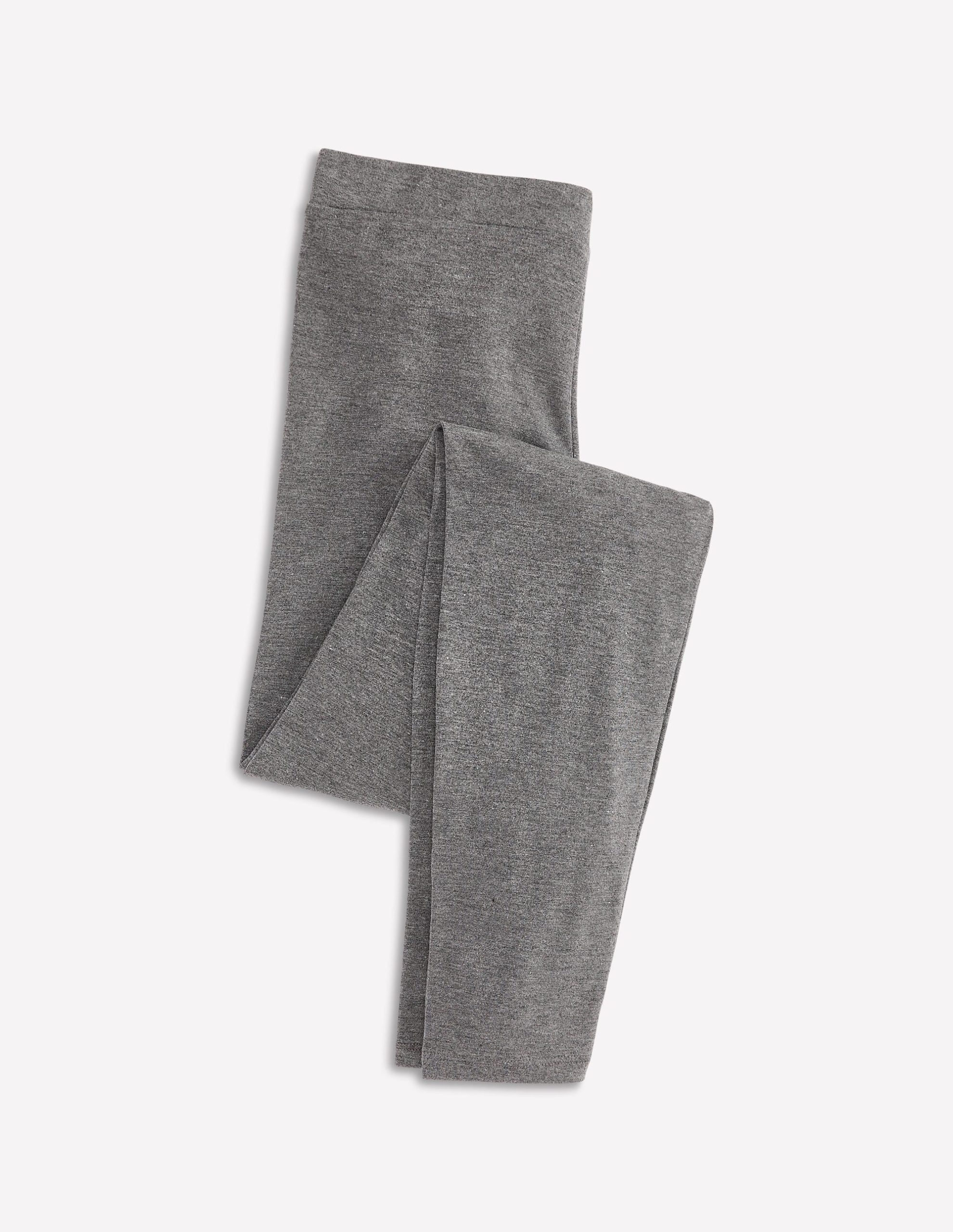 High Rise Jersey Leggings-Charcoal Marl - Image 5