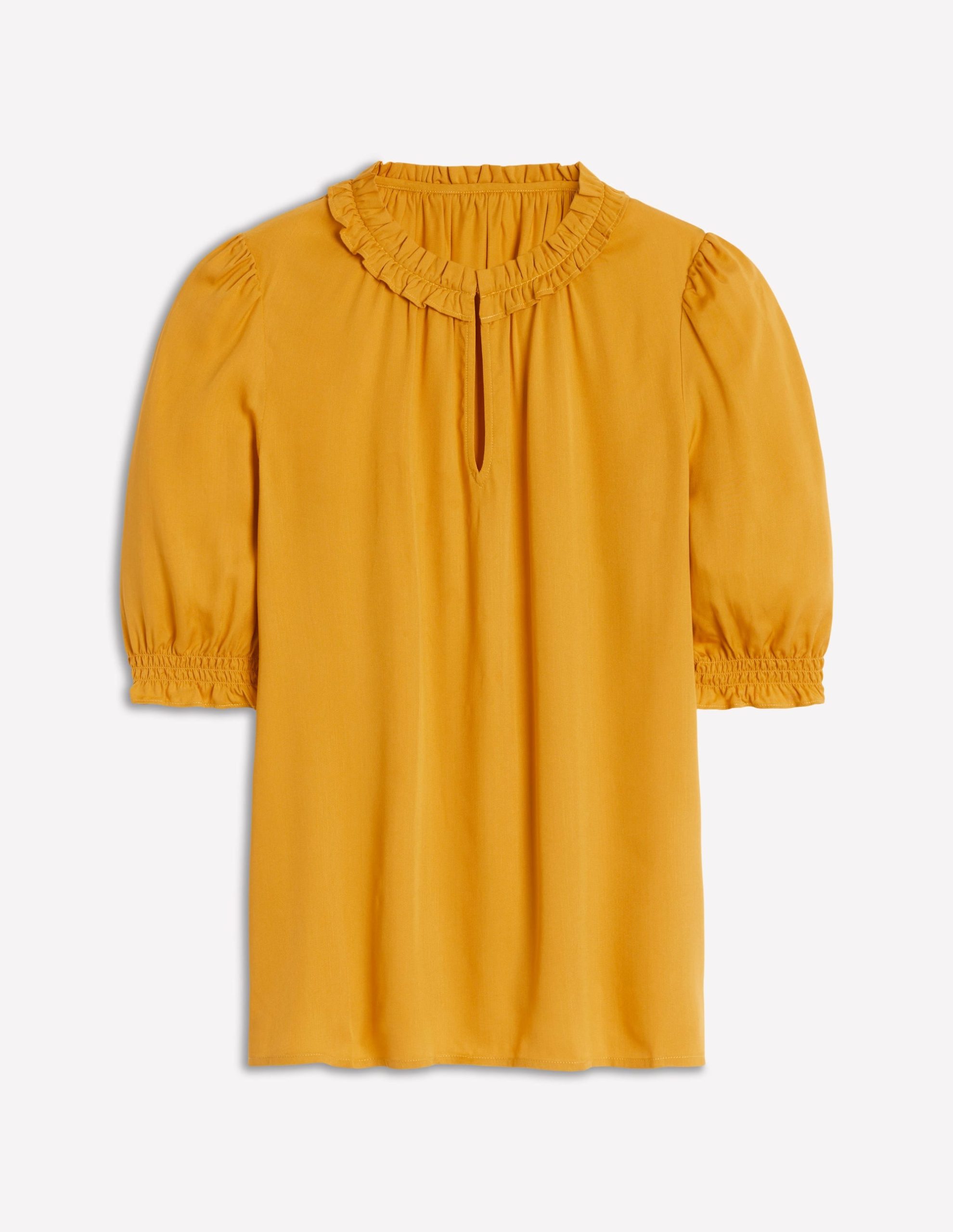 Ria Short Sleeve Top-Golden Rye - Image 5