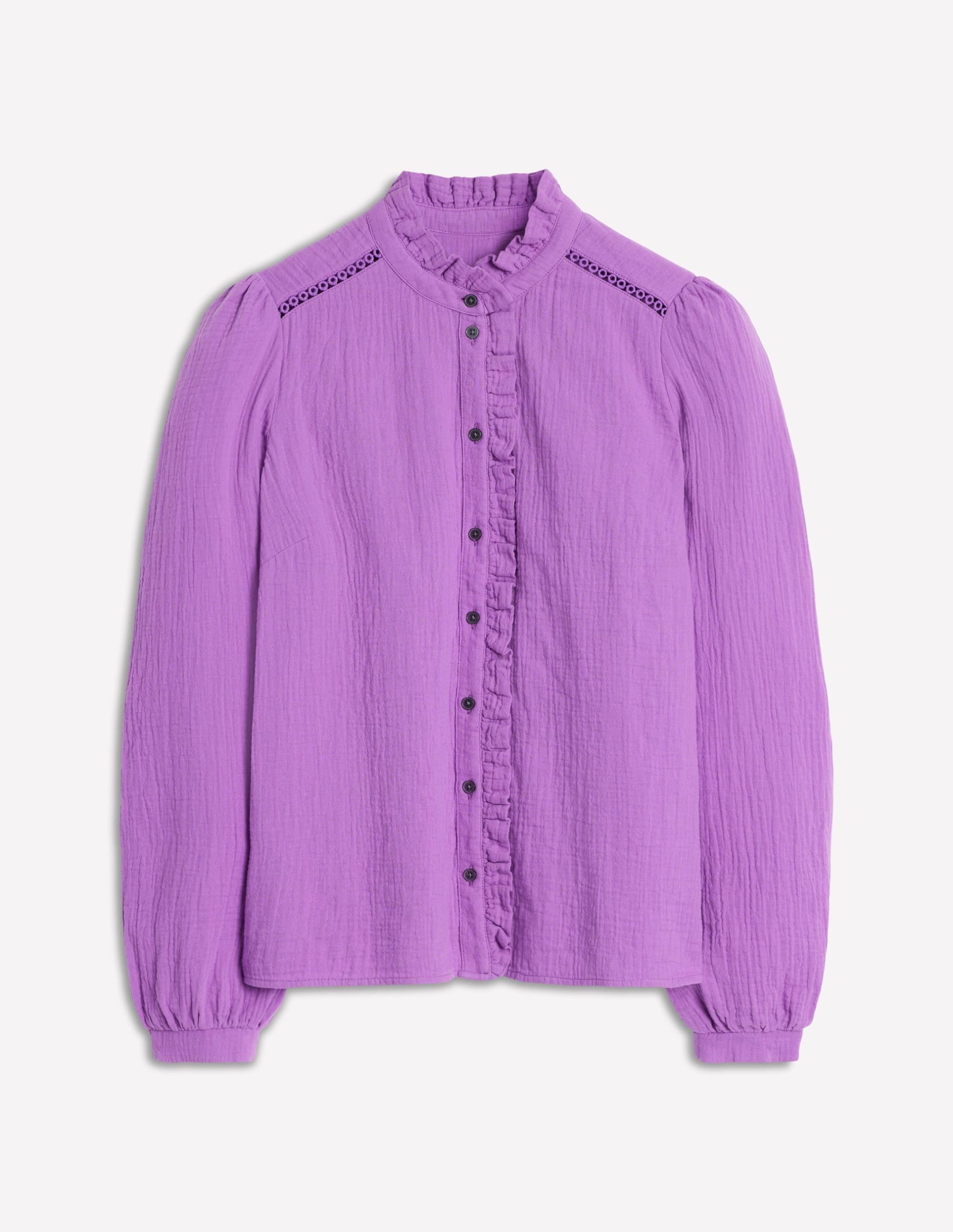 Helena Double Cloth Top-Amethyst Purple - Image 6
