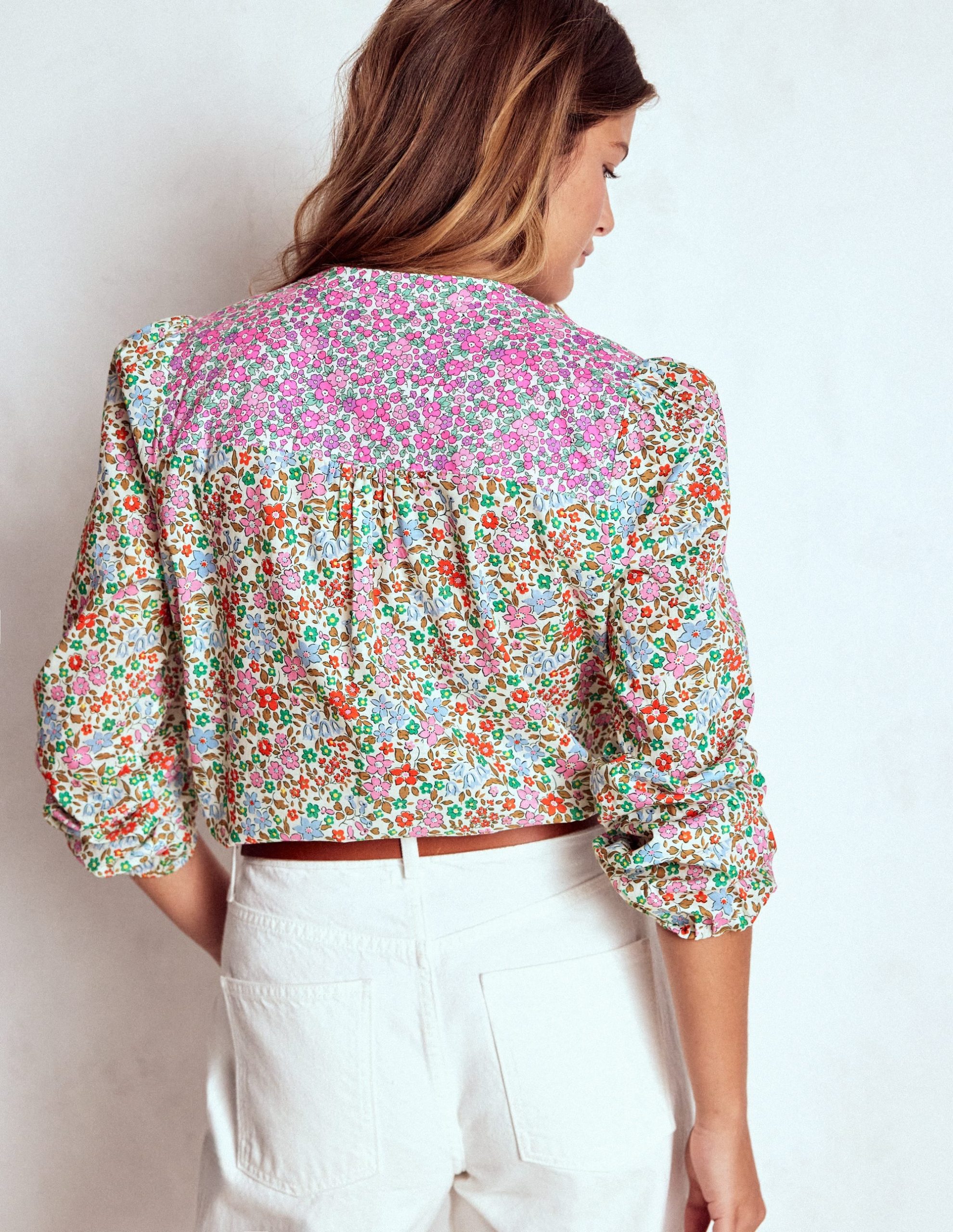 Corrine Cotton Top-Flowerbed - Image 3