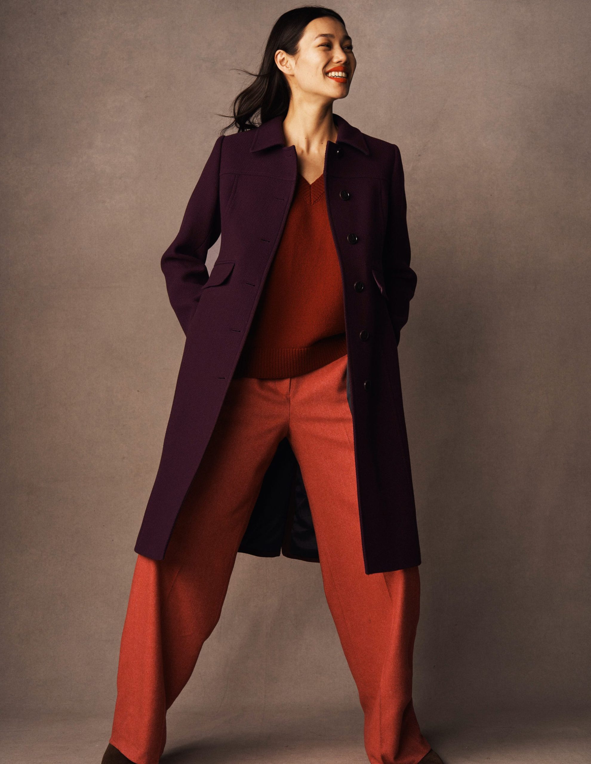 St Albans Coat-Dark Cherry - Image 6
