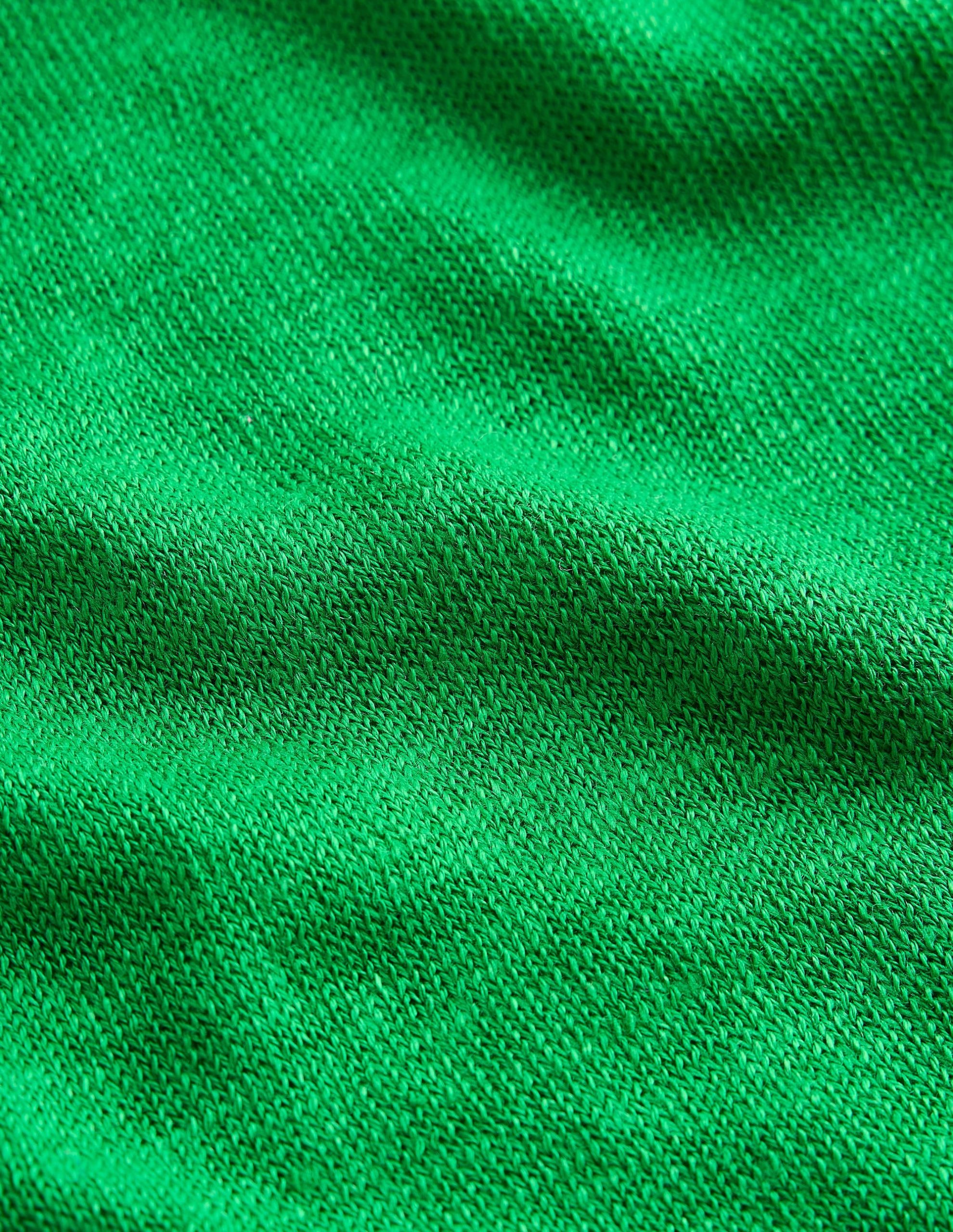 Liv Boat Neck Linen T-Shirt-Sapling Green - Image 6