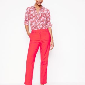 Richmond 7/8 Pants-Strawberry Tart Red