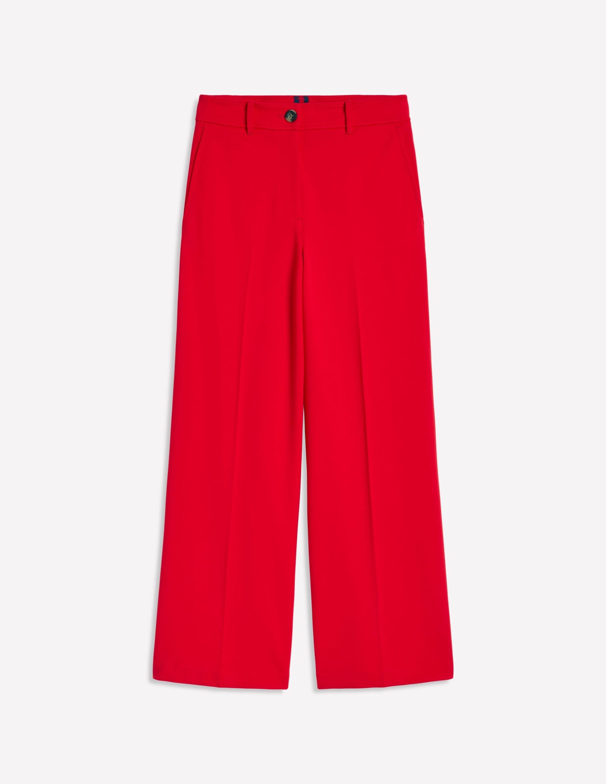 Cropped Ponte Pants-Hot Pepper - Image 7
