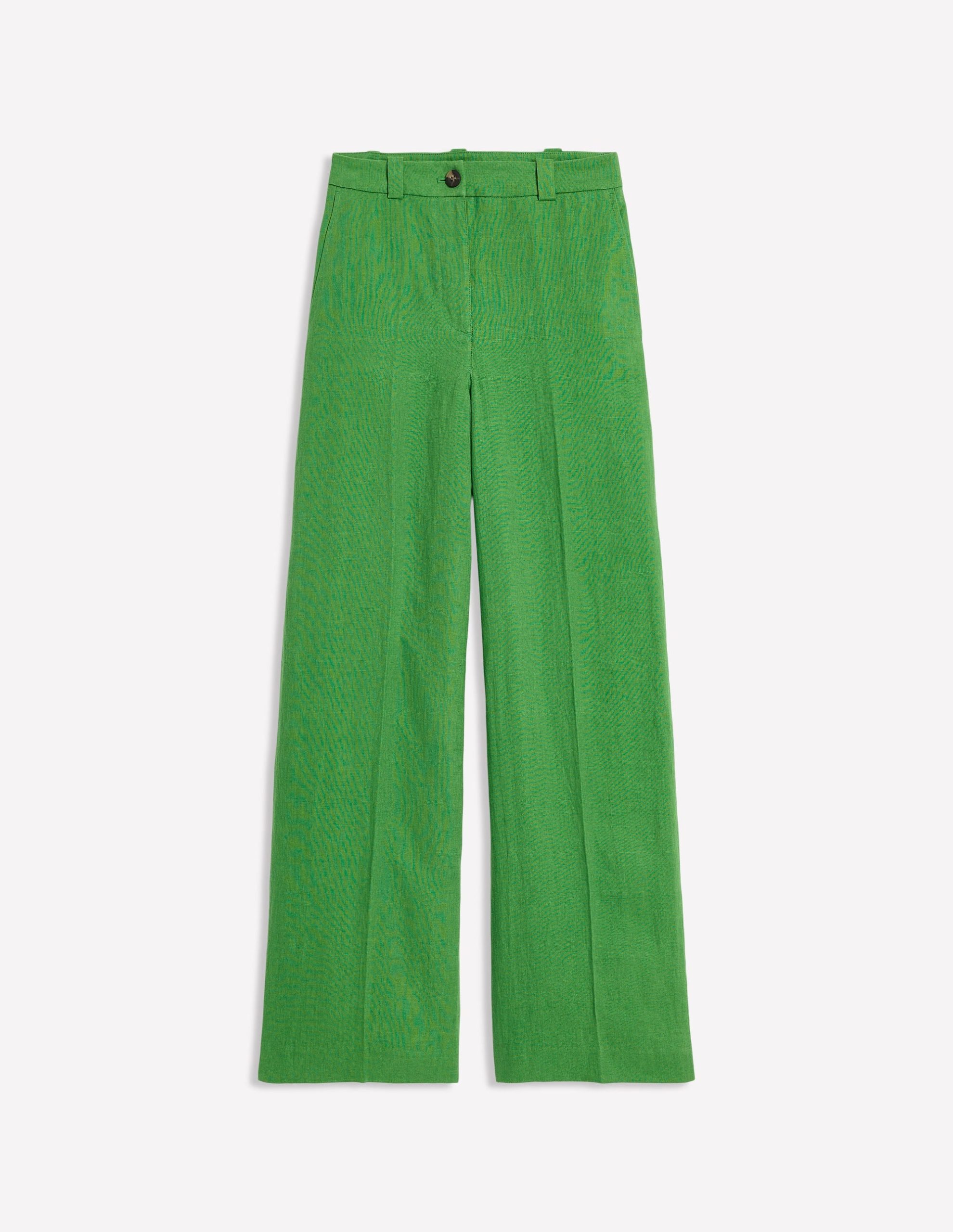 Westbourne Linen Pants-Paradise Green - Image 6