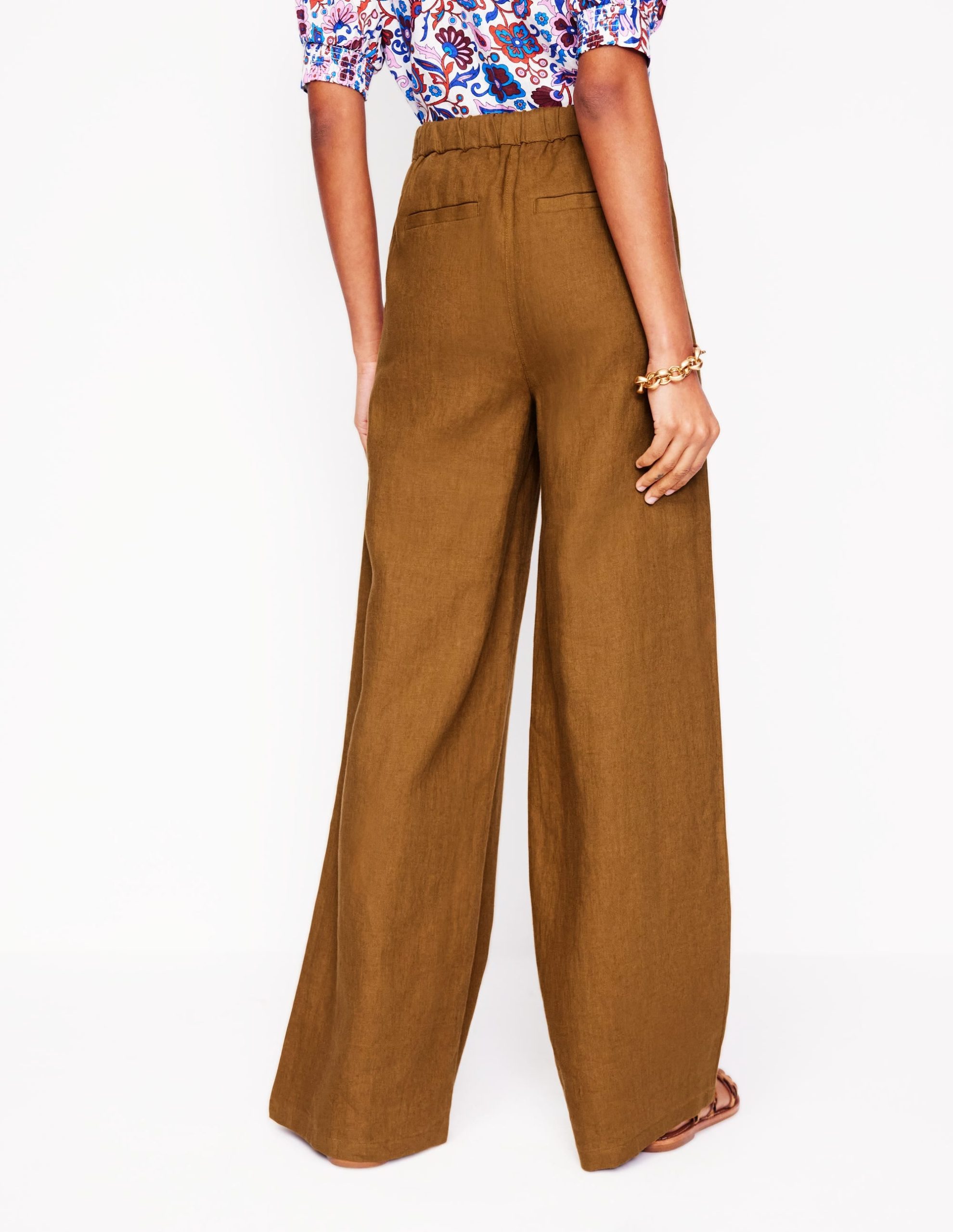 Dulwich Linen Pants-Gingerbread - Image 5