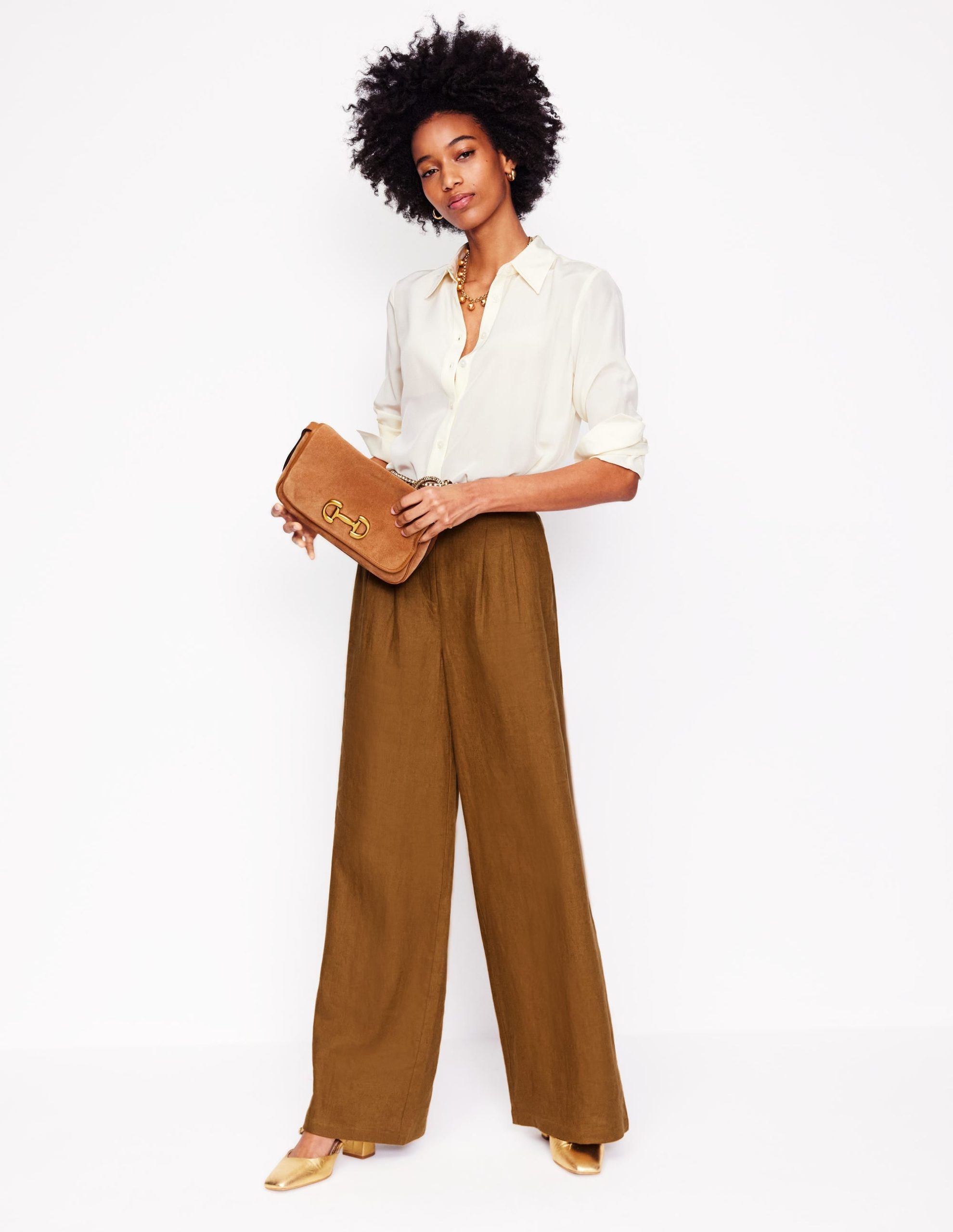 Dulwich Linen Pants-Gingerbread - Image 7