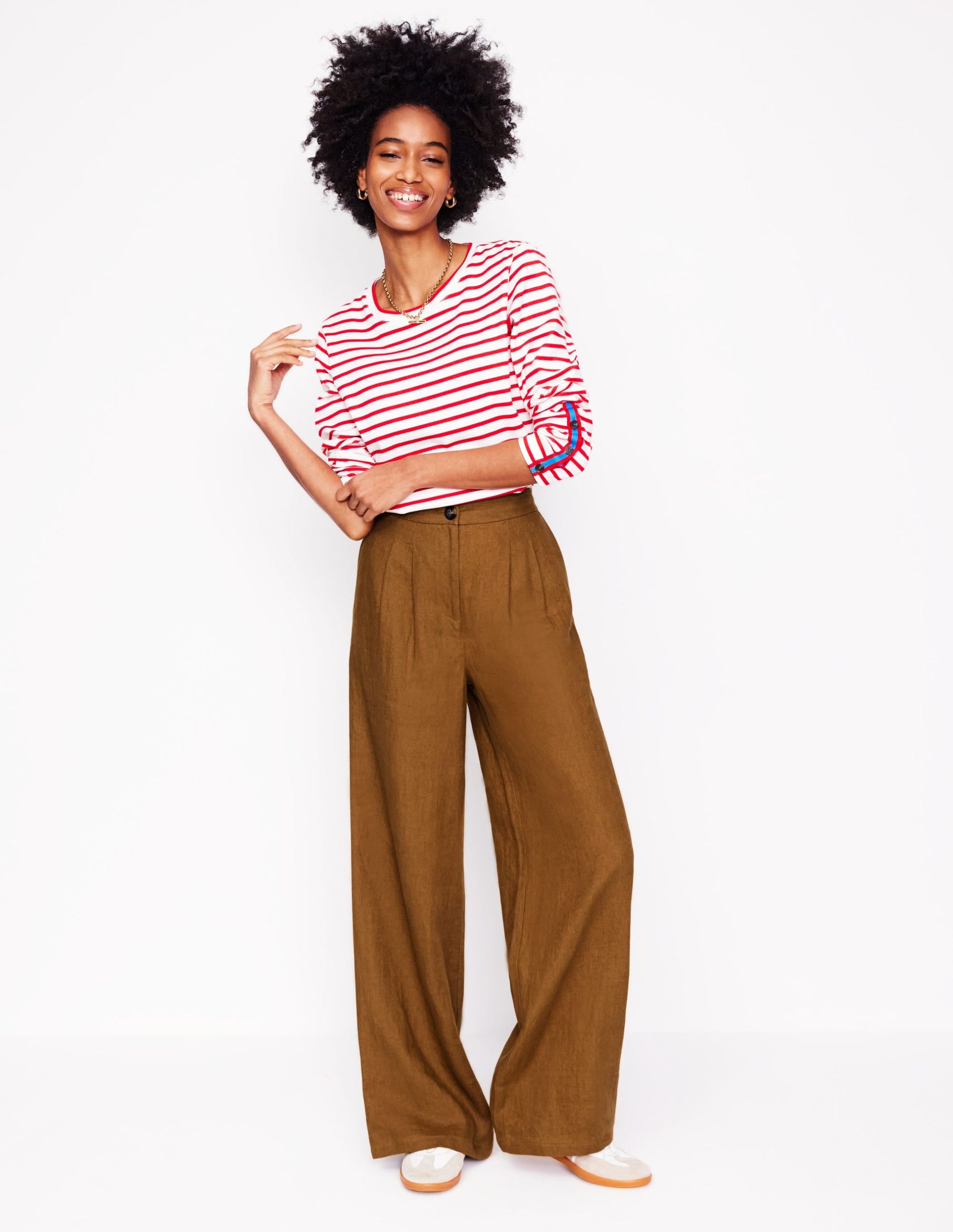 Dulwich Linen Pants-Gingerbread - Image 8