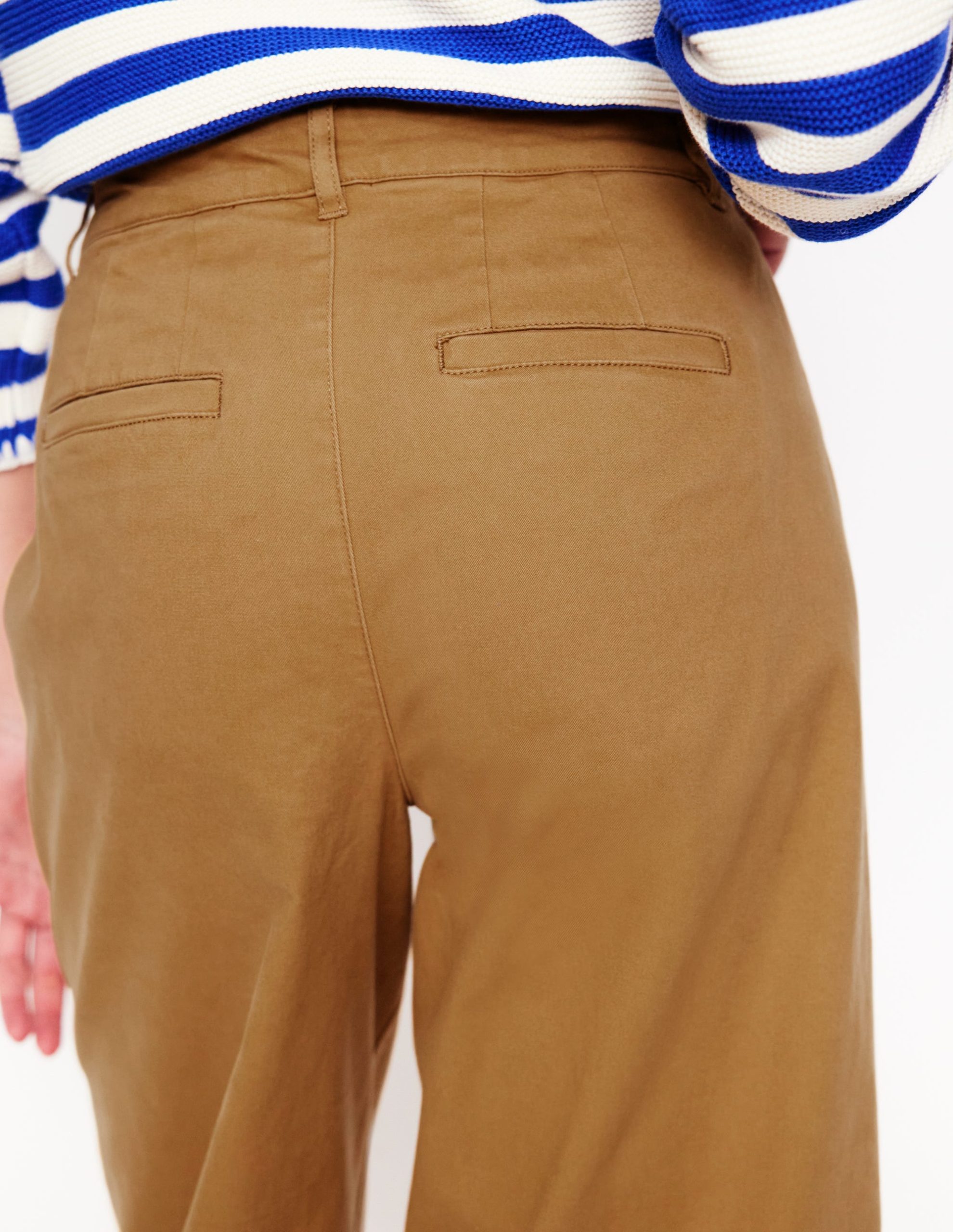 Barnsbury Crop Chino Pants-Hazelnut Brown - Image 2