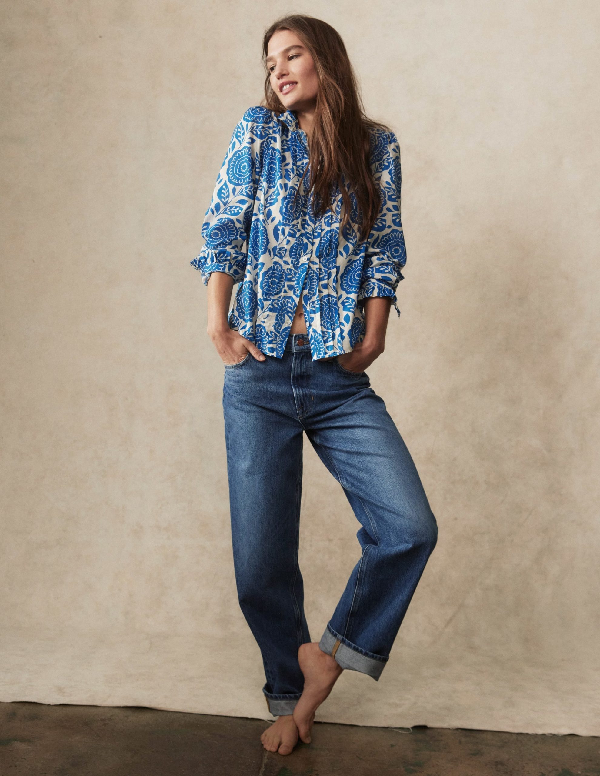 Mid Rise Straight Jeans-Mid Vintage - Image 14