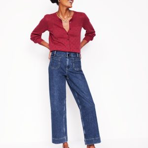 Patch Pocket Cropped Pants-Mid Vintage