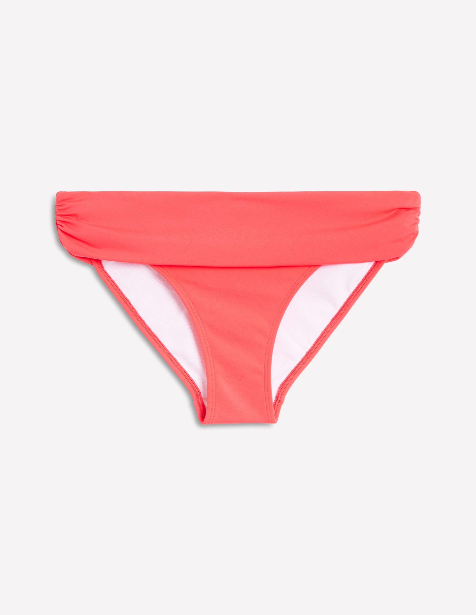 Classic Fold Bikini Bottoms-Coral Punch - Image 5