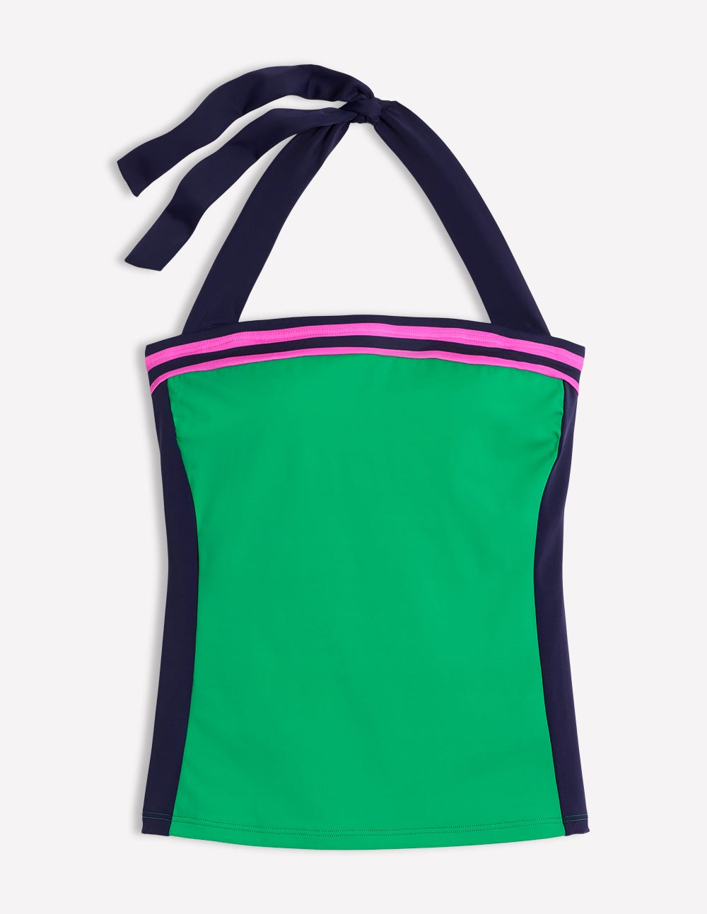 Santorini Tankini Top-Green Colourblock - Image 5