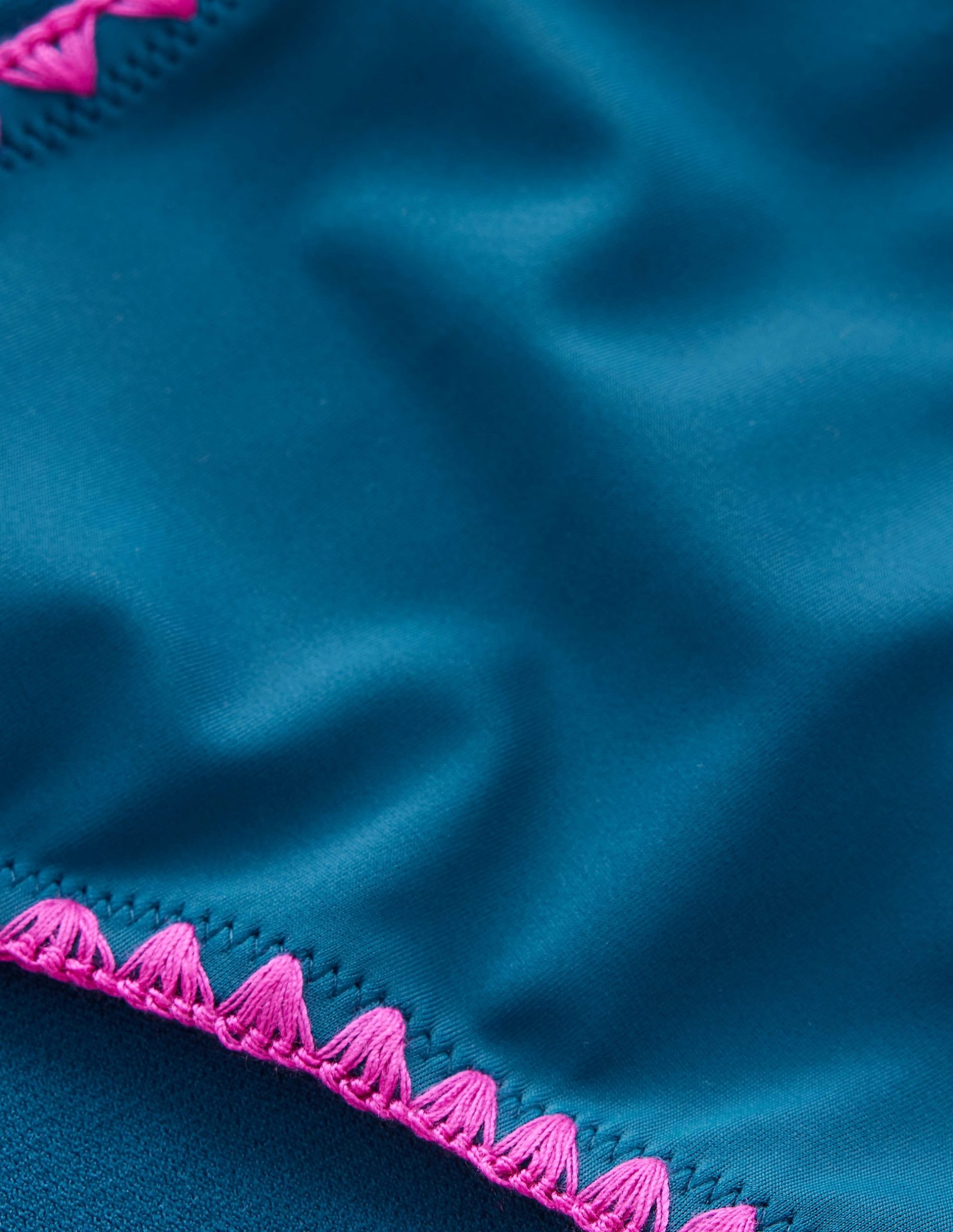 Classic Bikini Bottoms-Green. Ivory Stripe - Image 7