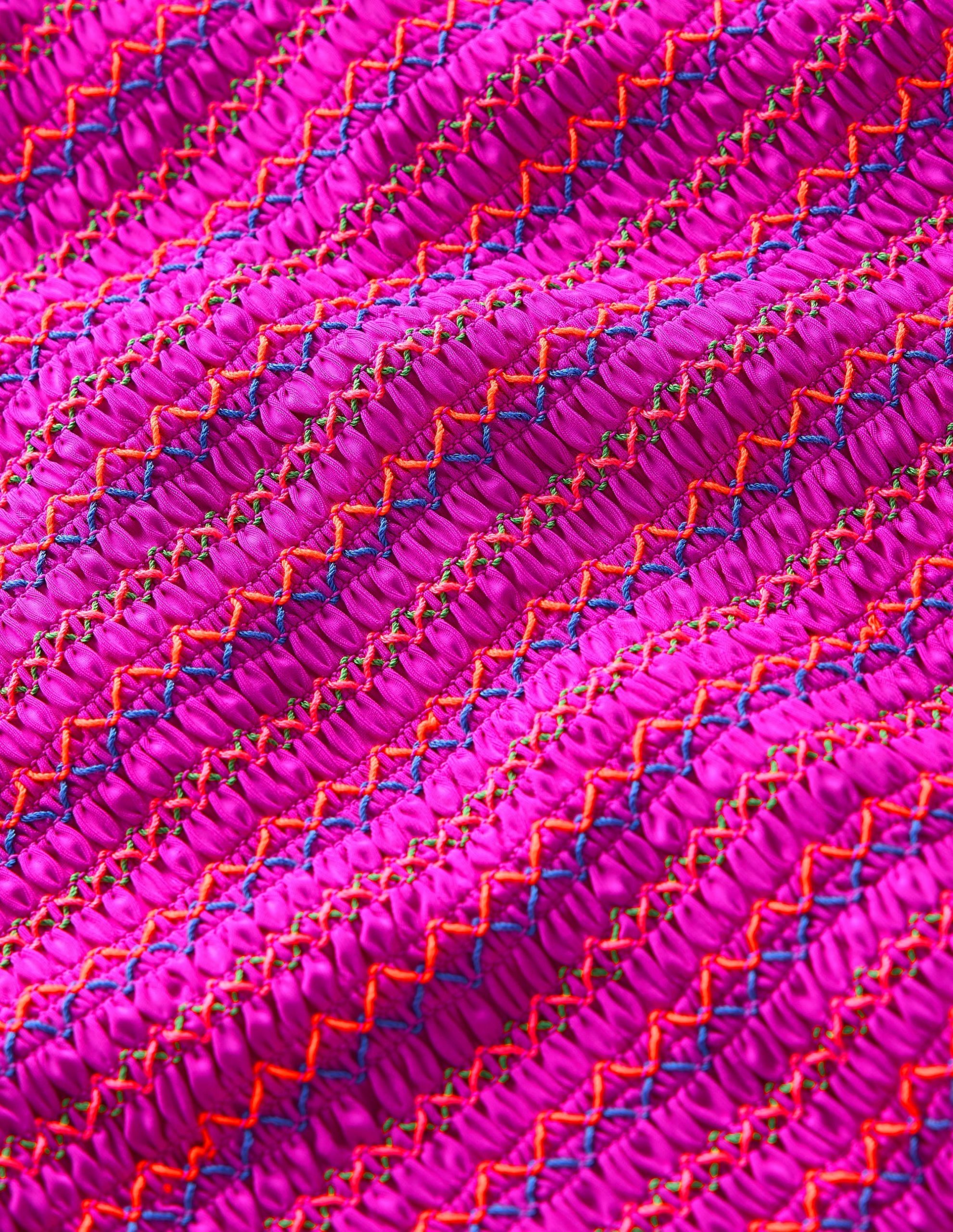 Milos Smocked Swimsuit-Very fuchsia - Image 6