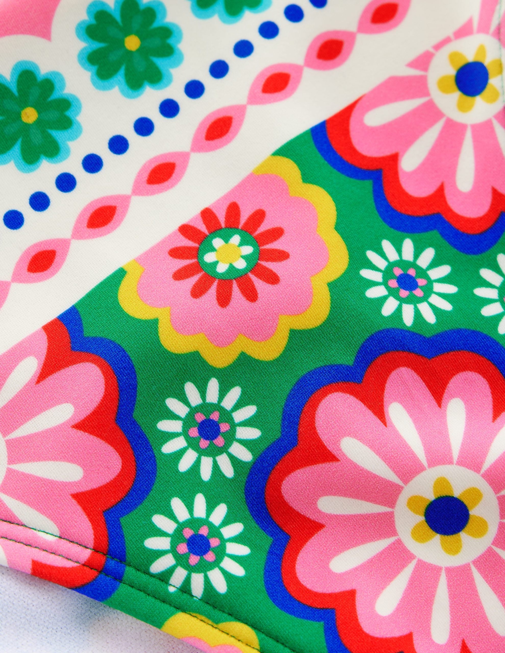 Porto Bikini Bottoms-Multi. Flower Tile - Image 6