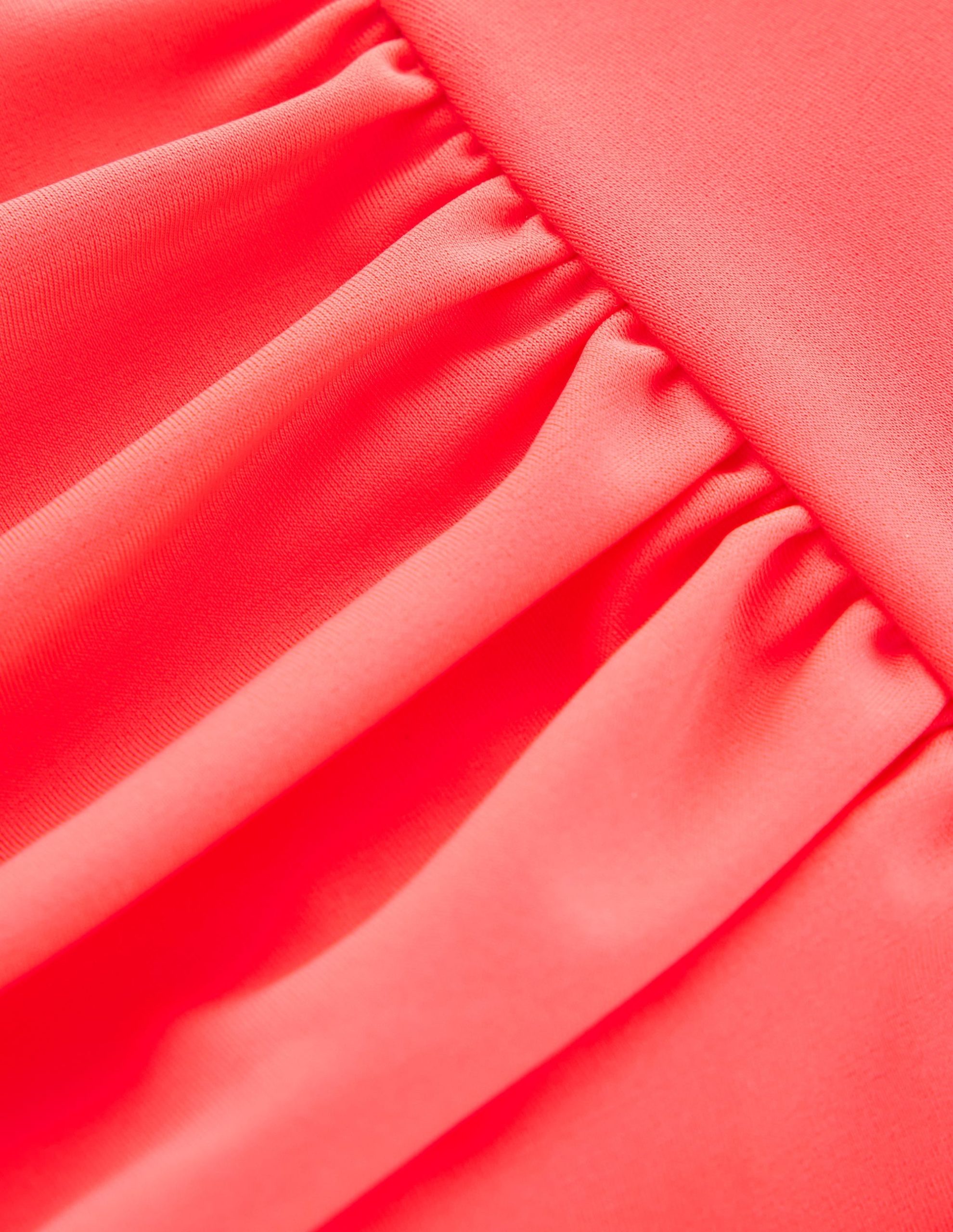 Kythira Ruched Bikini Bottoms-Red - Image 7