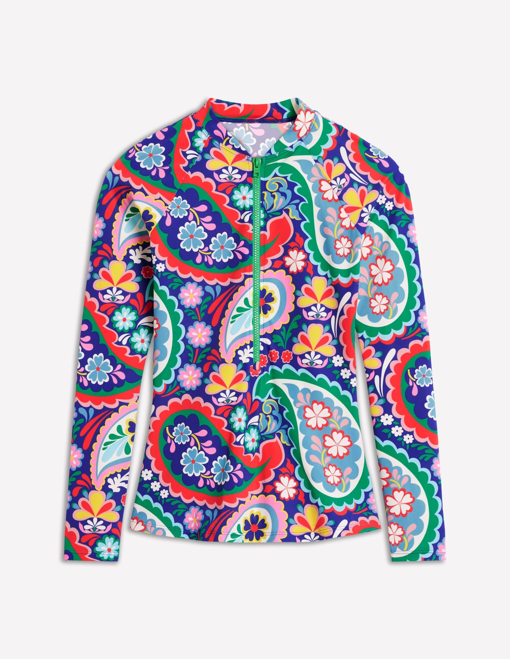 Sun Safe Raglan Rash Vest-Multi. Meadow Paisley - Image 5