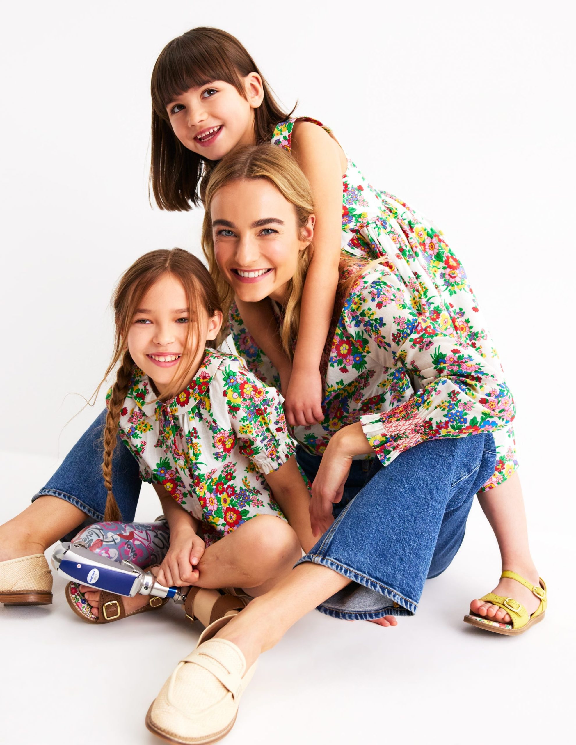 Effie Smocked Blouse-Multi. Bouquet Cluster - Image 7