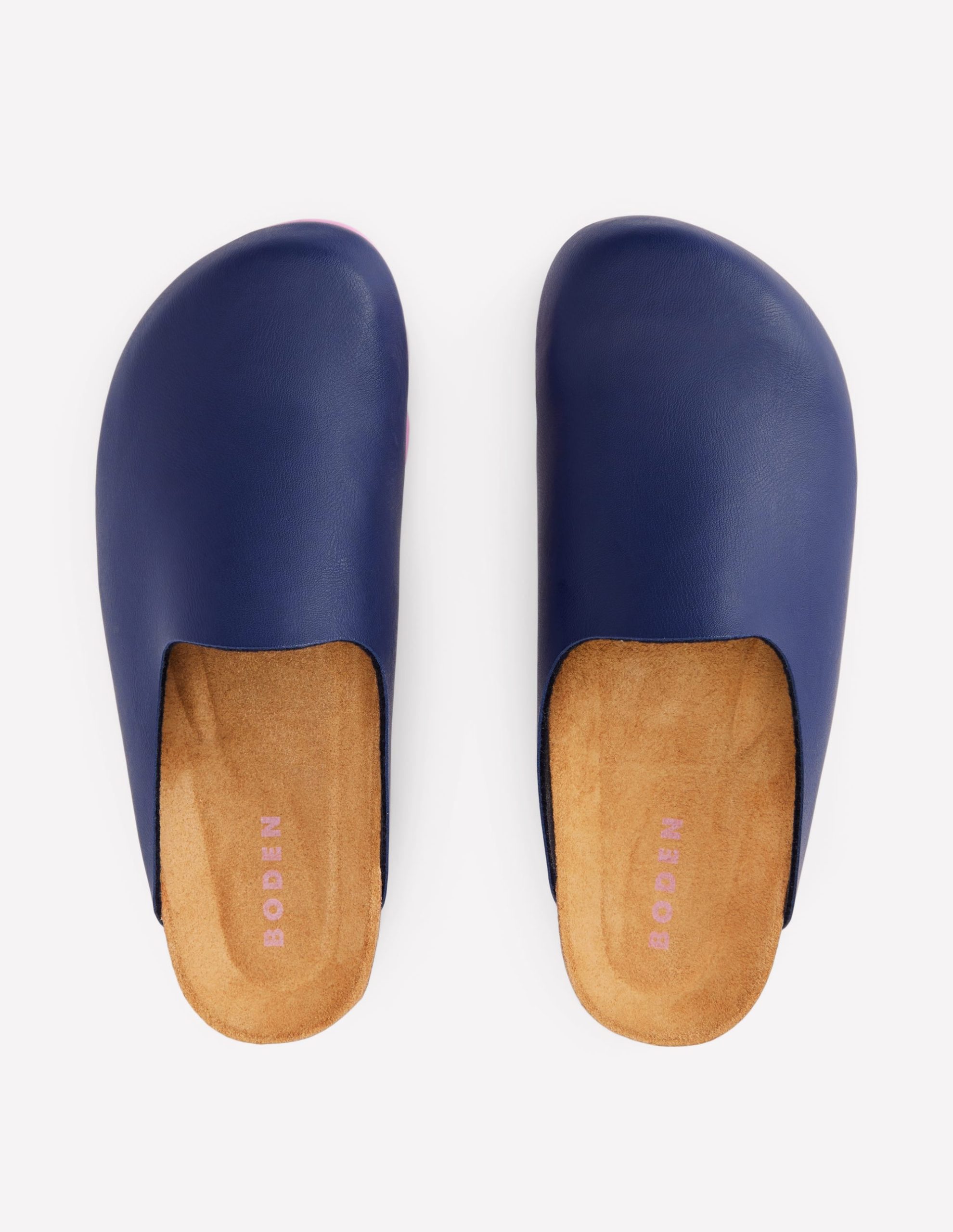 Lyla Colour Block Clogs-Navy/Soft Pink - Image 5
