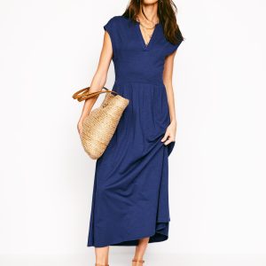 Chloe Jersey Midi Dress-Starboard Blue
