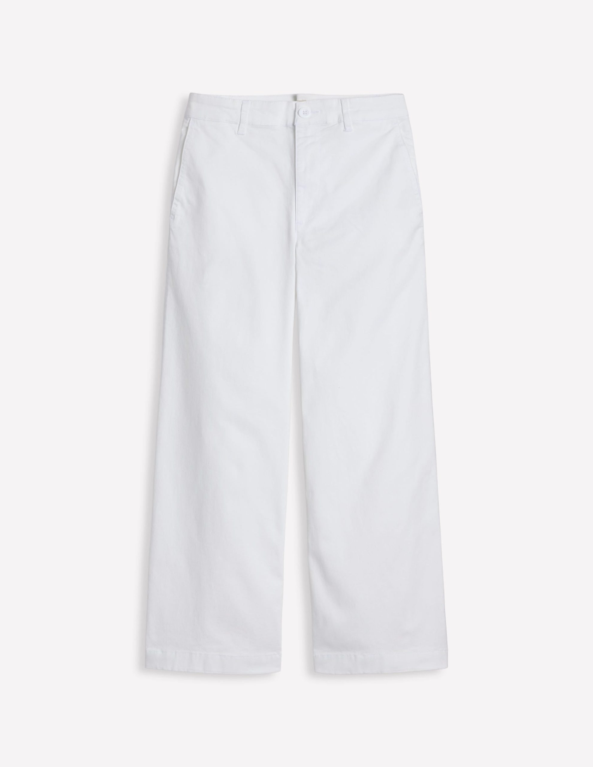 Barnsbury Crop Chino Pants-White - Image 6