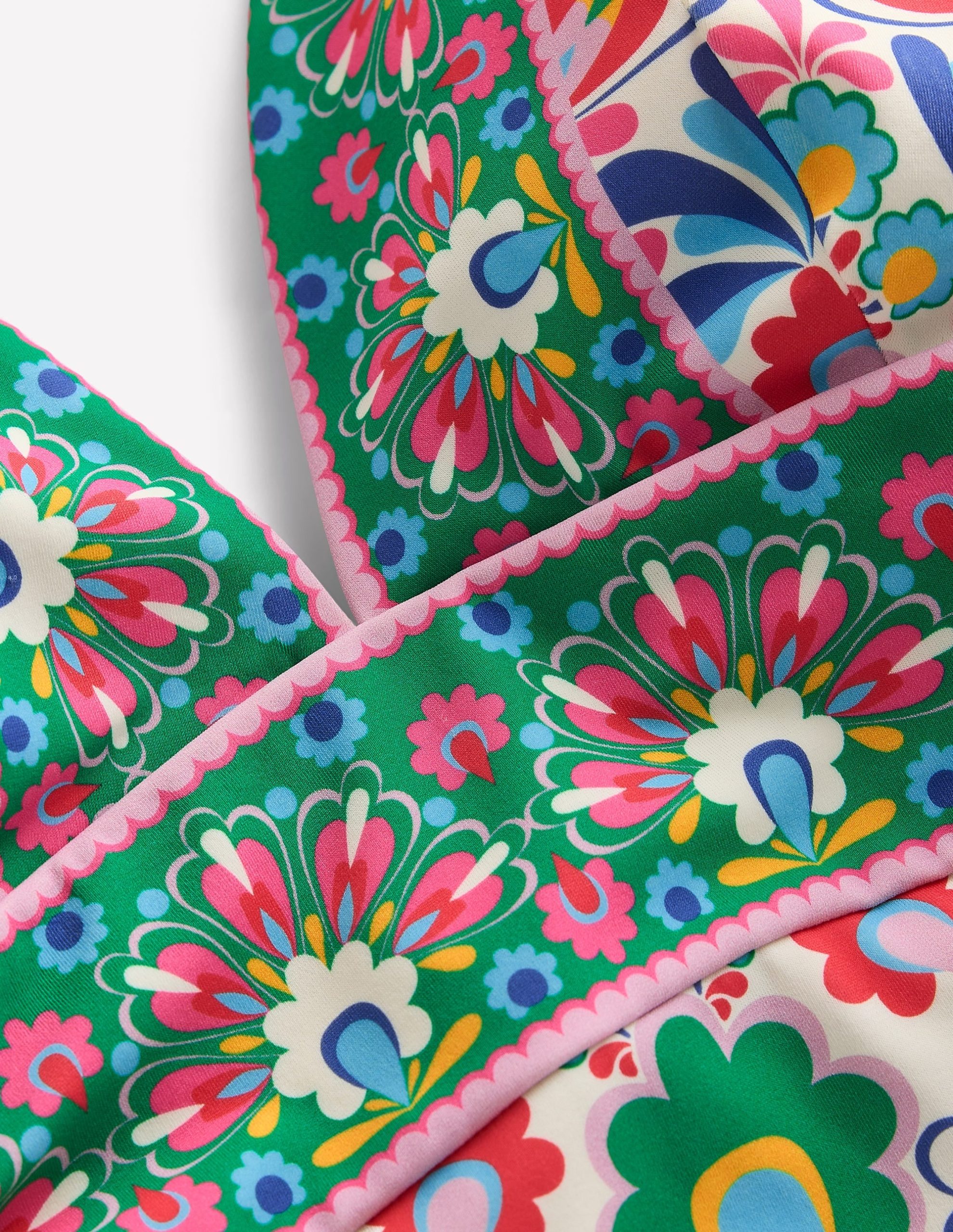 Porto V-Neck Swimsuit-Multi. Decorative Dandelion - Image 7