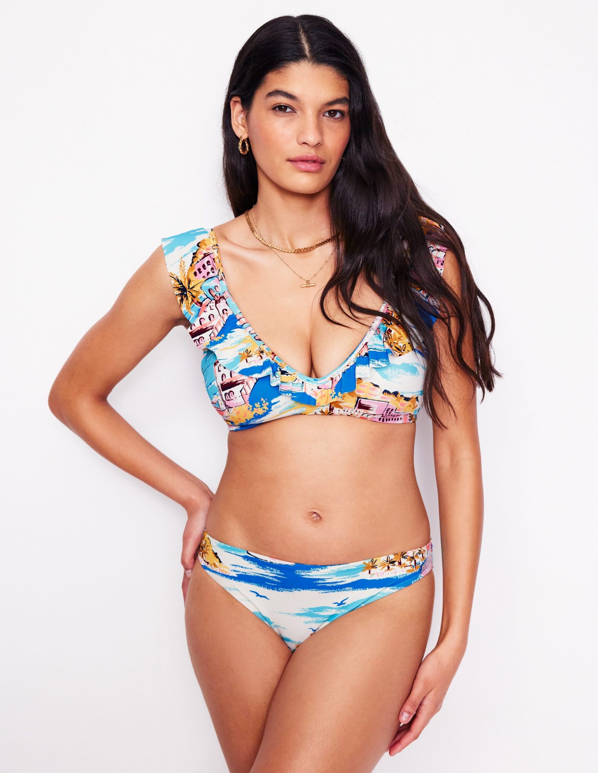 Classic Bikini Bottoms-Multi. Paradise Bay