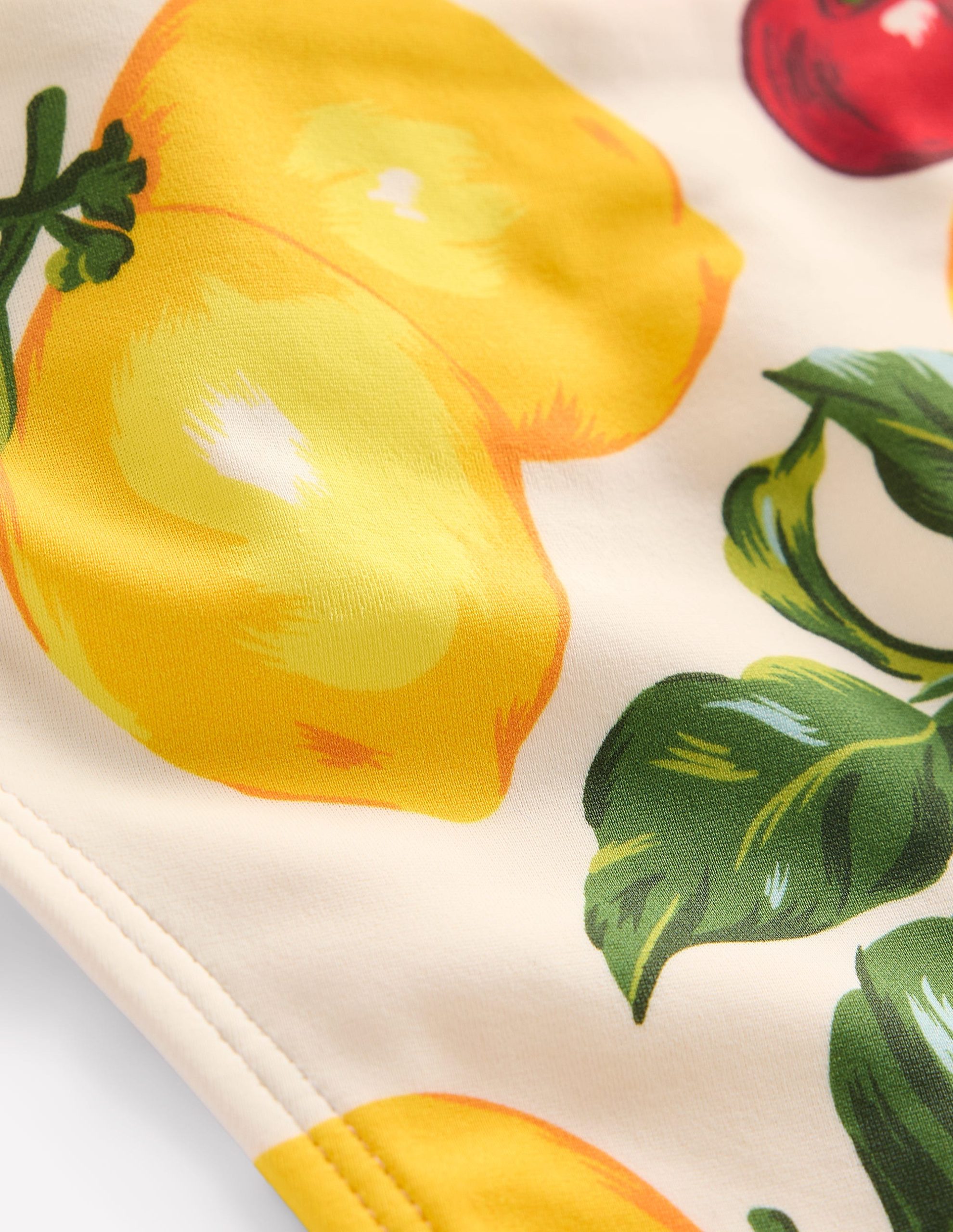 Classic Bikini Bottoms-Ivory. Cherries and Lemons - Image 6