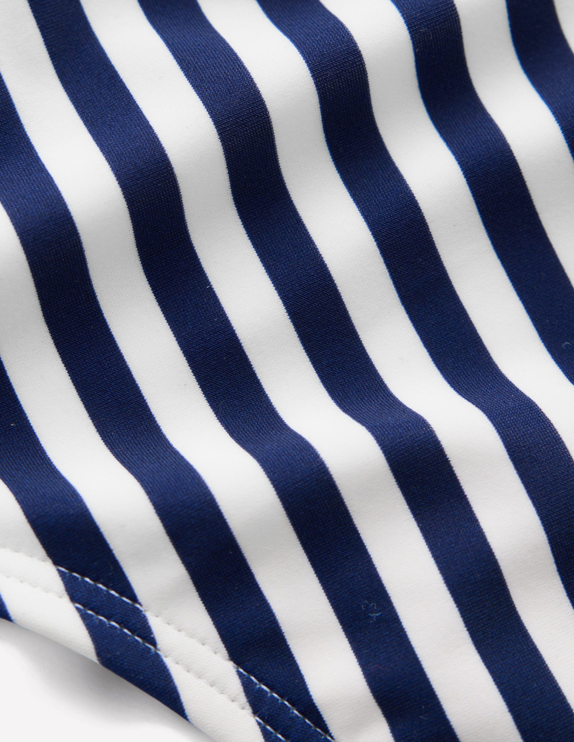 Classic Bikini Bottoms-Fine Navy. Ivory Stripe - Image 6