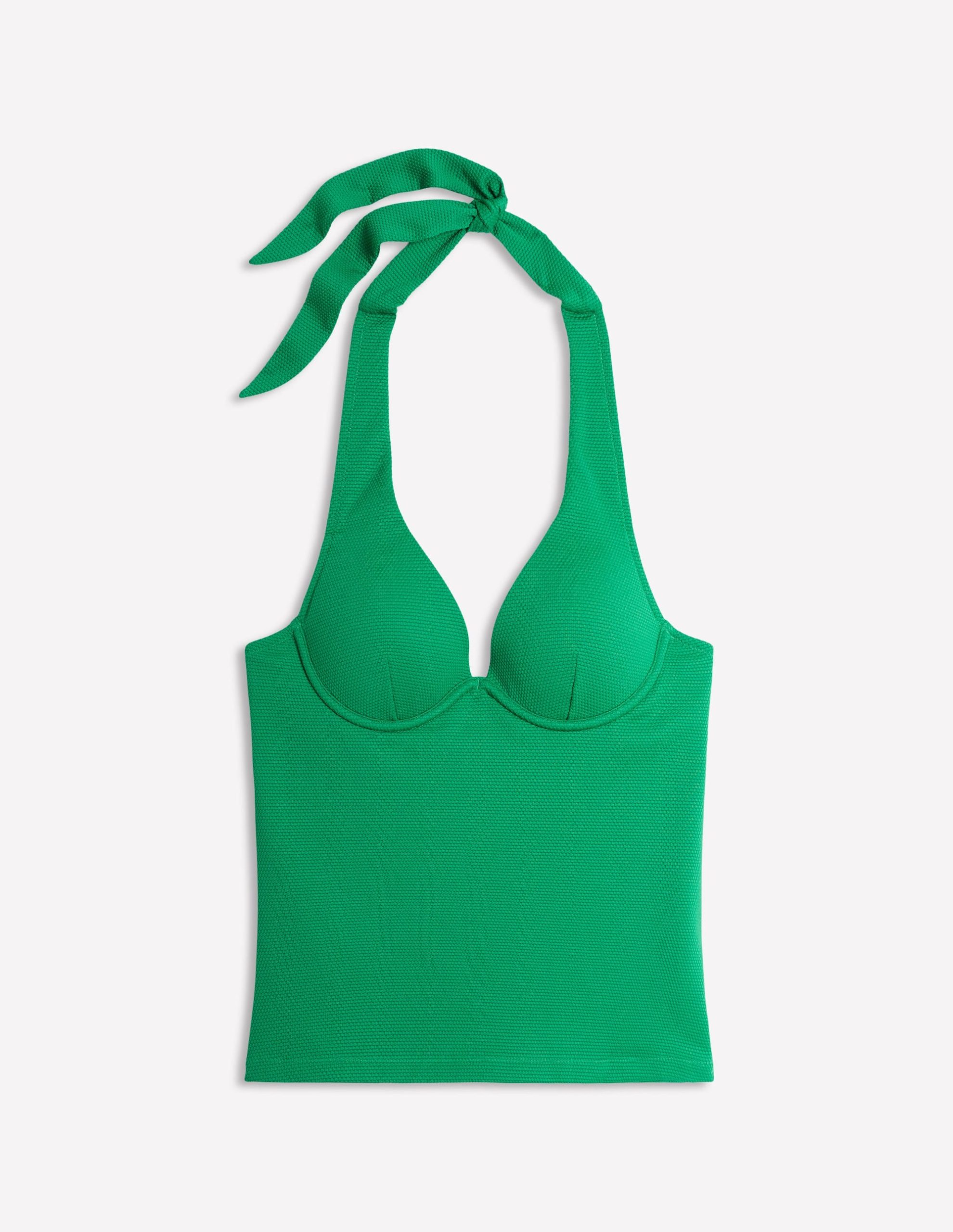 Enhancer Tankini Top-Bright Green - Image 5