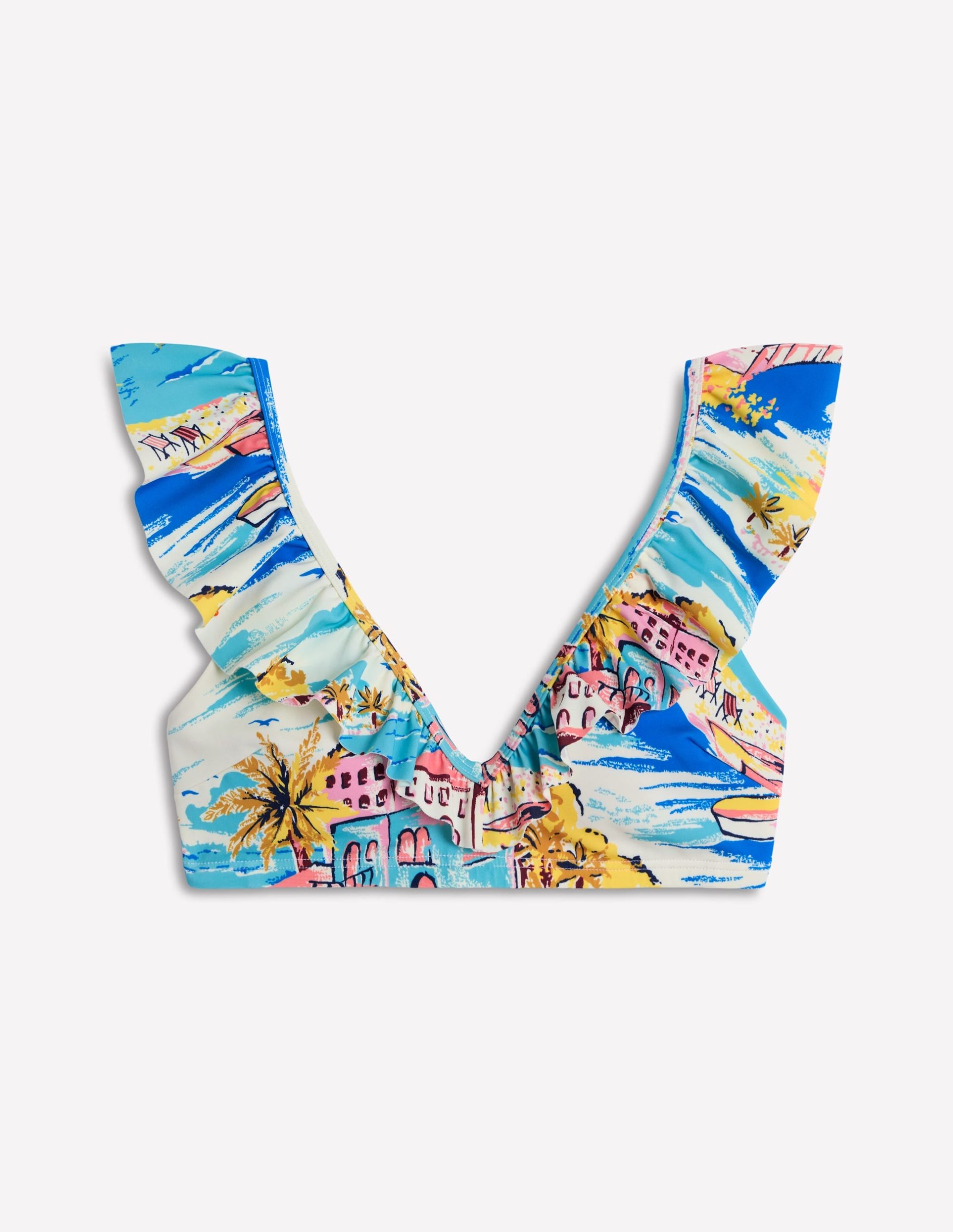 Evia Ruffle Bikini Top-Multi. Paradise Bay - Image 8