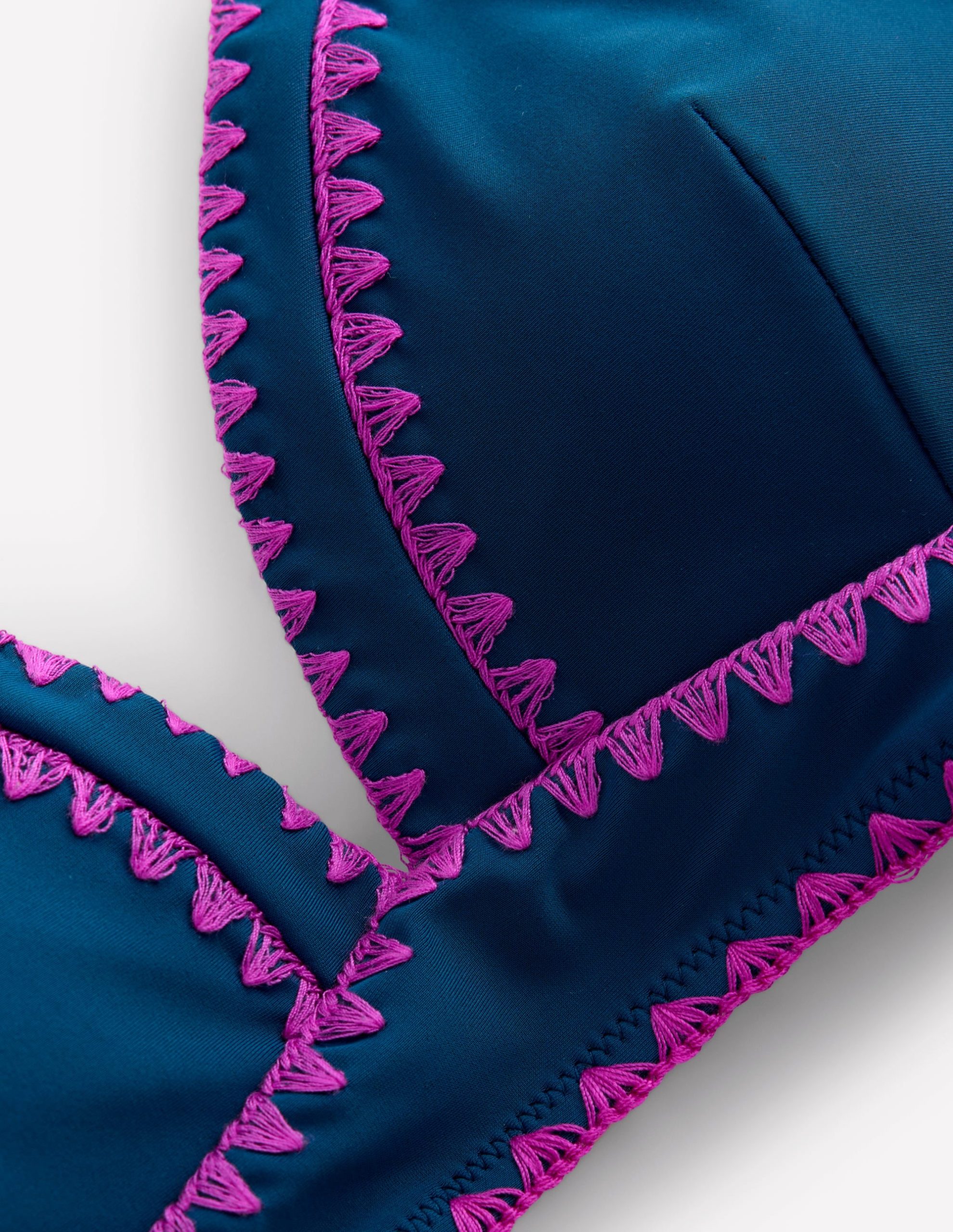 Kasos String V Neck Bikini Top-Oceansid. Very Fuchsia - Image 6