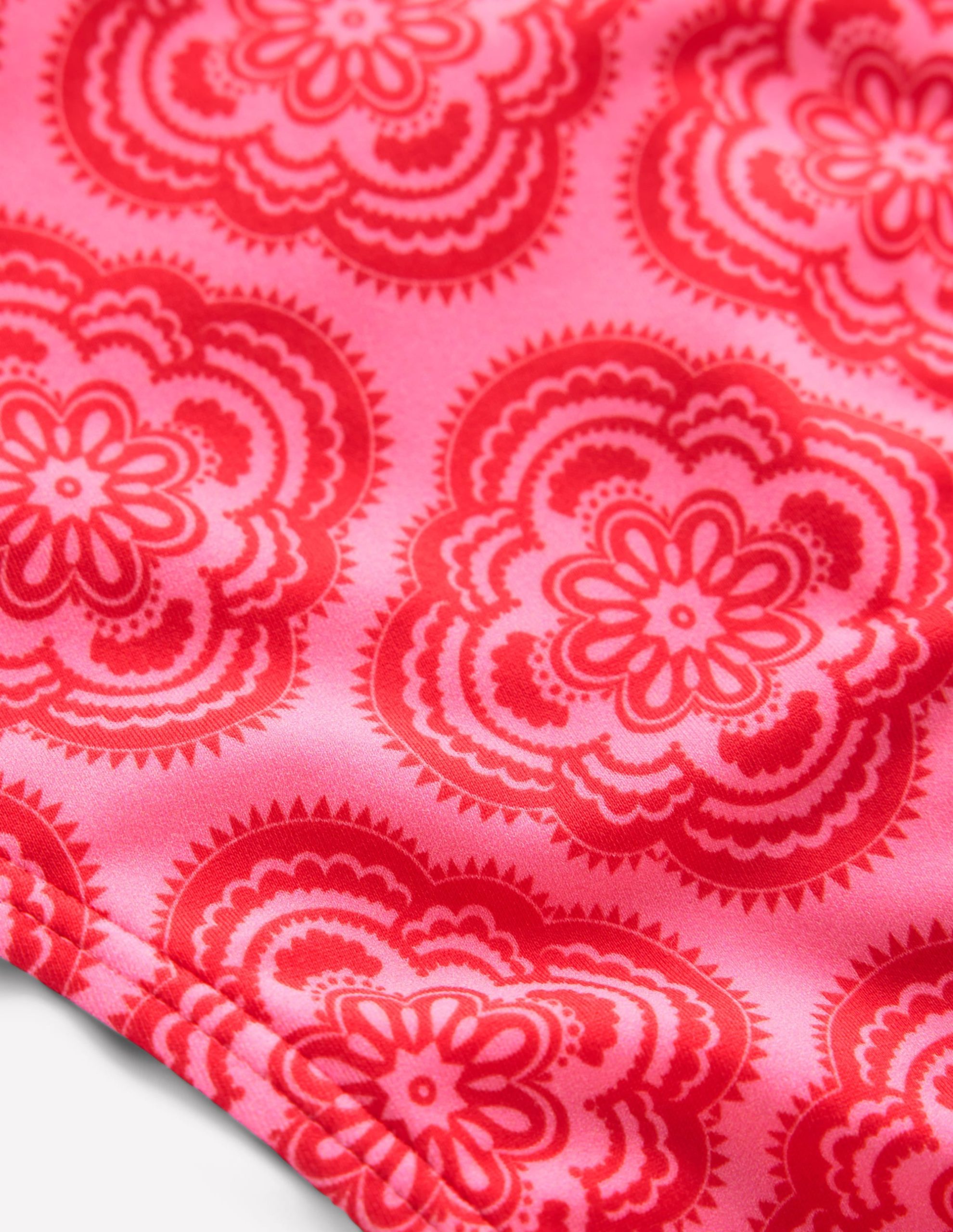 Tie Side Bikini Bottoms-Pink Rose. Botanic Blush - Image 7