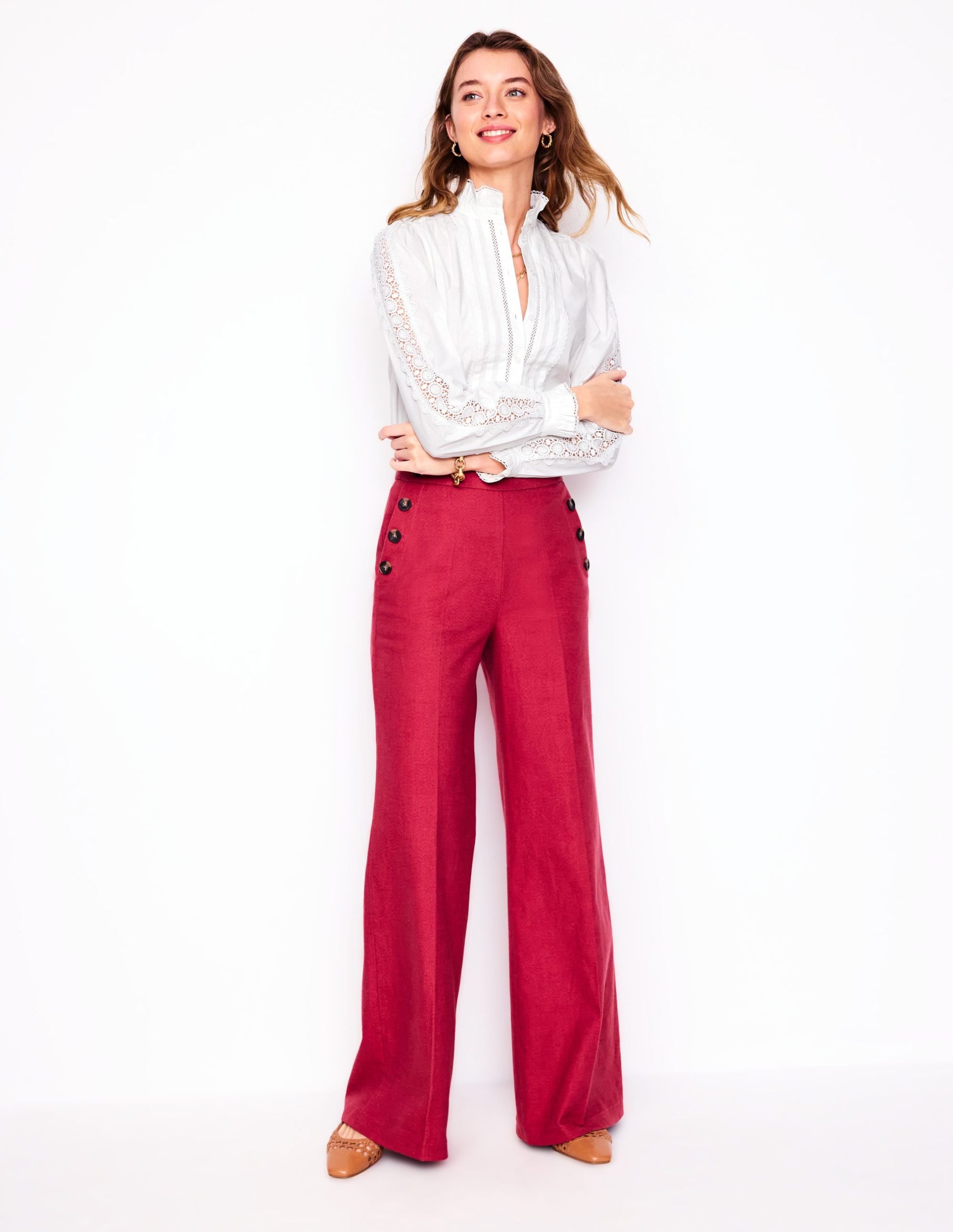 Felicity Lace Blouse-White - Image 4