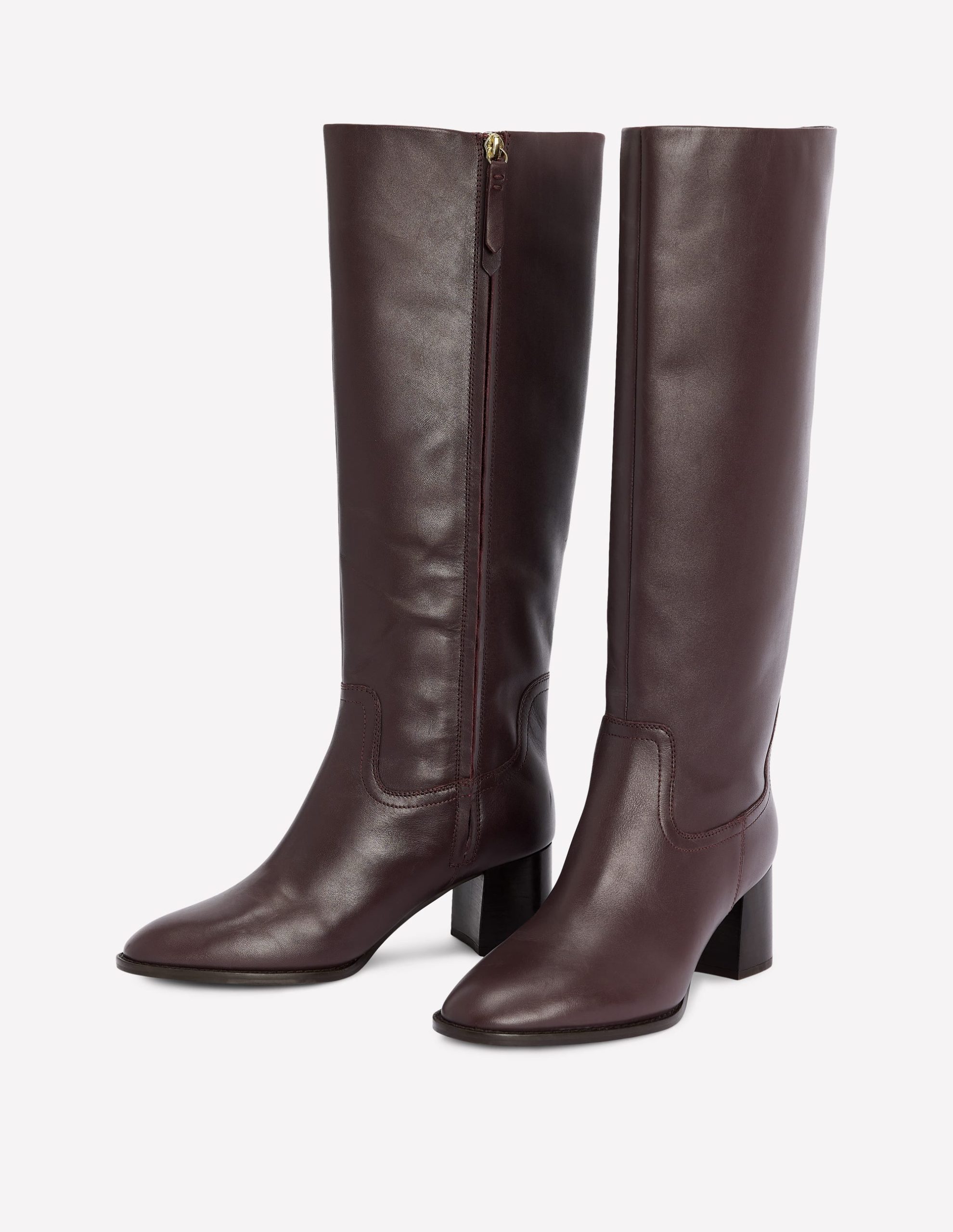 Skye Smart Knee Boots-Dark Cherry - Image 3