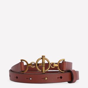 T-bar Ring Belt-Tan