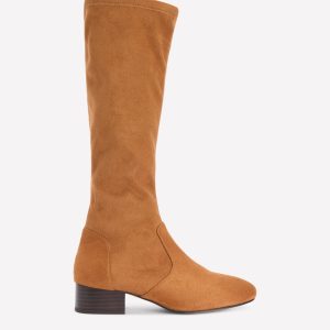 Flat Stretch Boots-Acorn