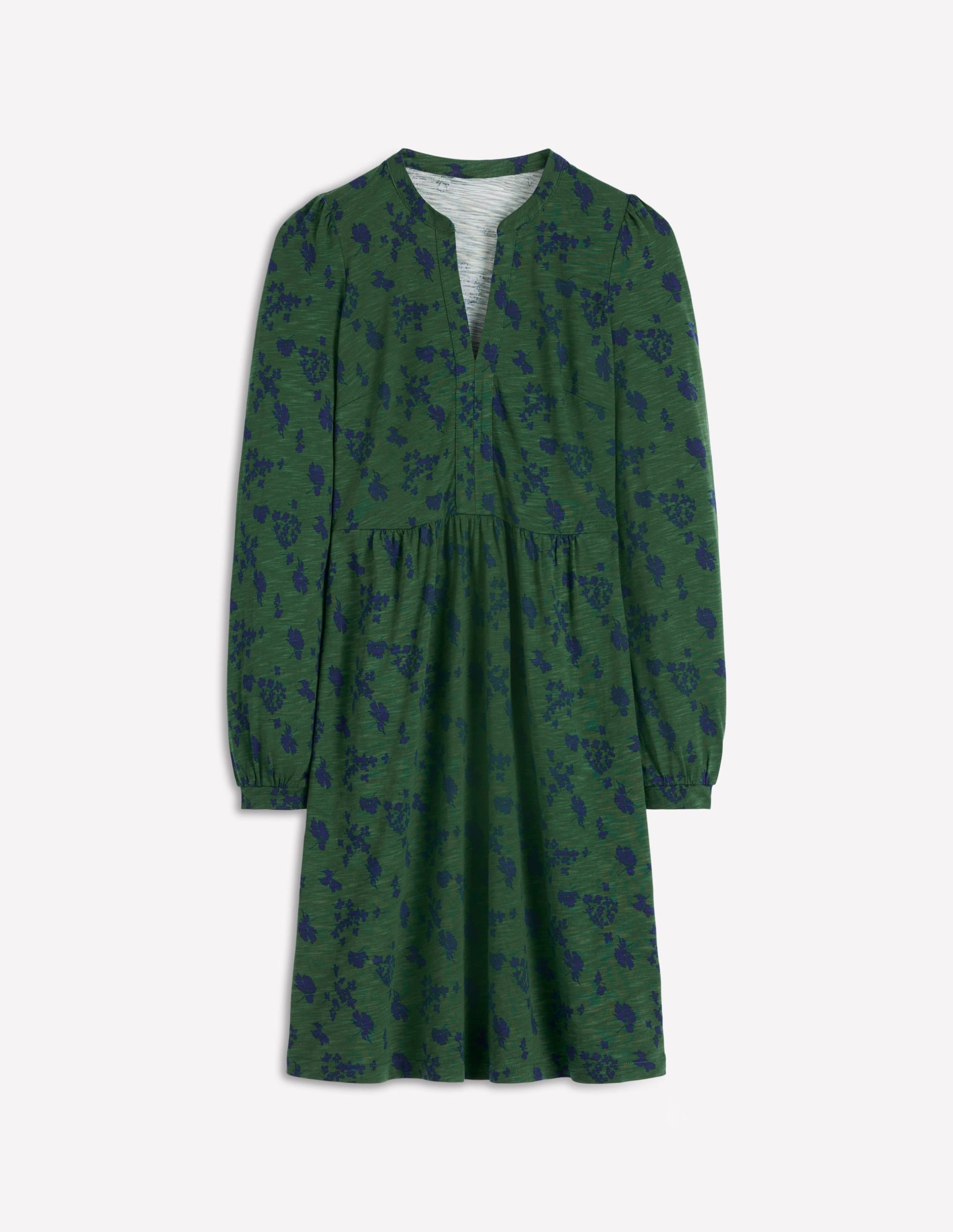 Naomi Relaxed Jersey Dress-Dark Green. Dainty Meadow - Image 5