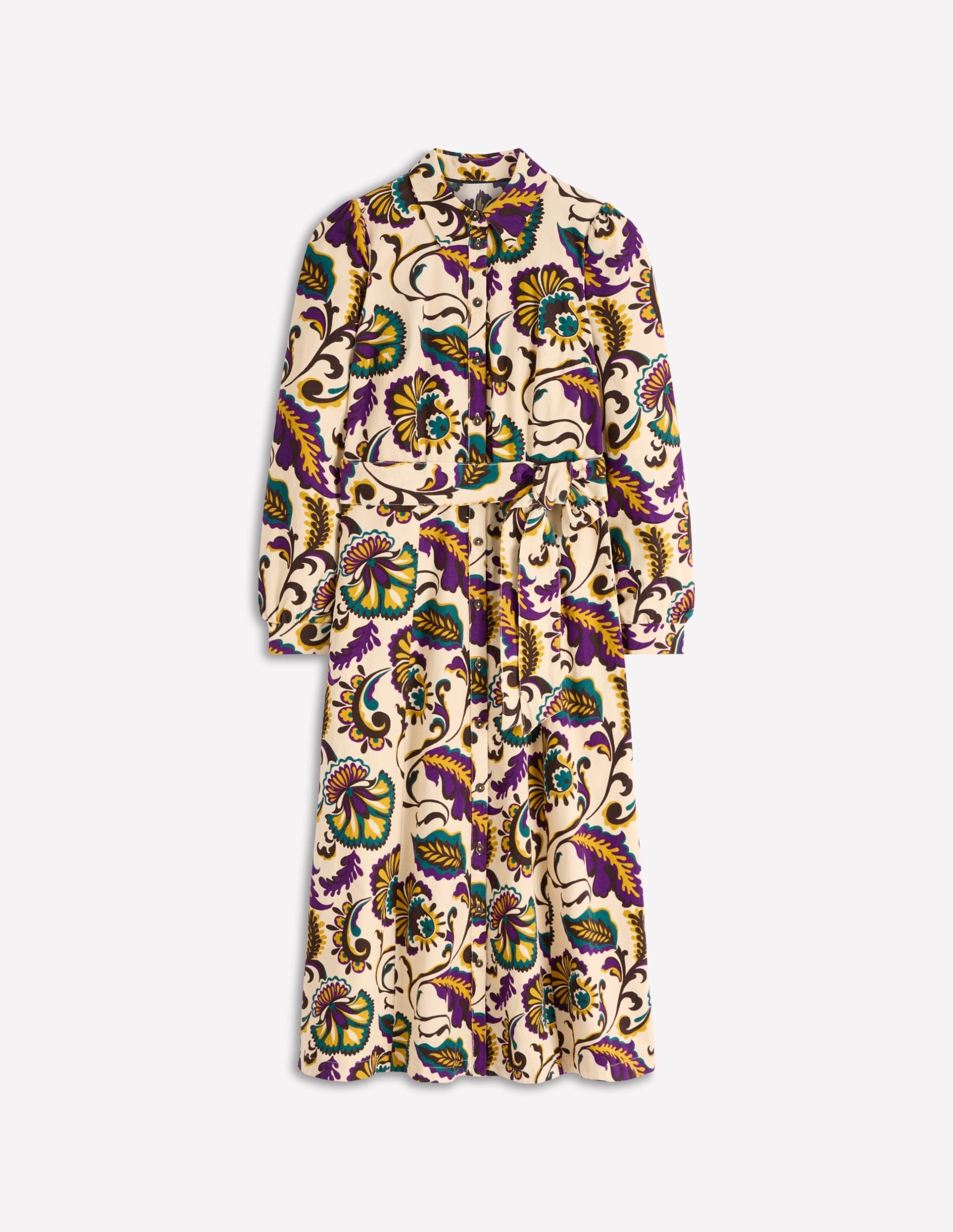 Clara Cord Midi Dress-Multi. Ornate Meadow - Image 6