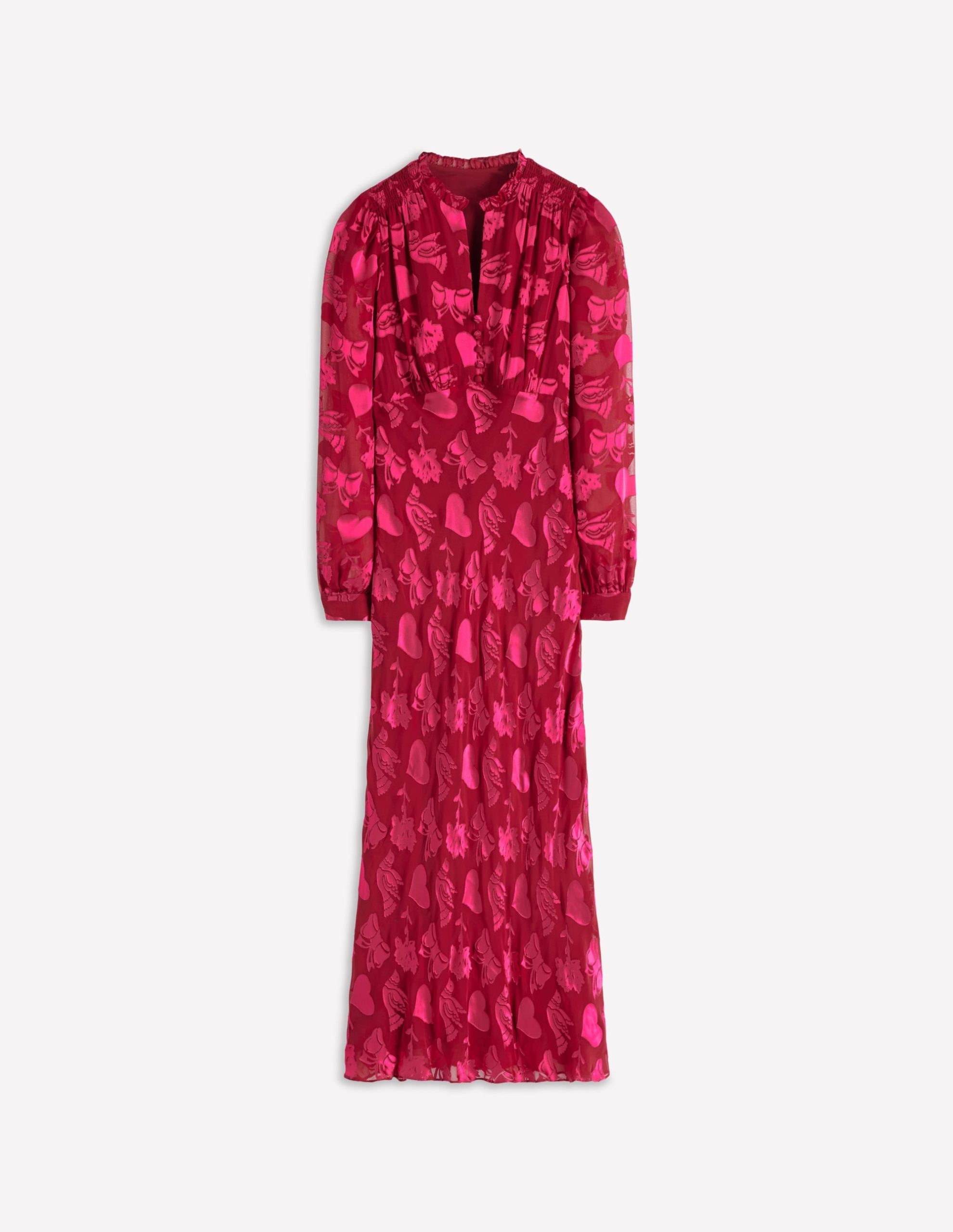 Cassie Devore Midi Tea Dress-Pink Peony. Dainty Medley - Image 7