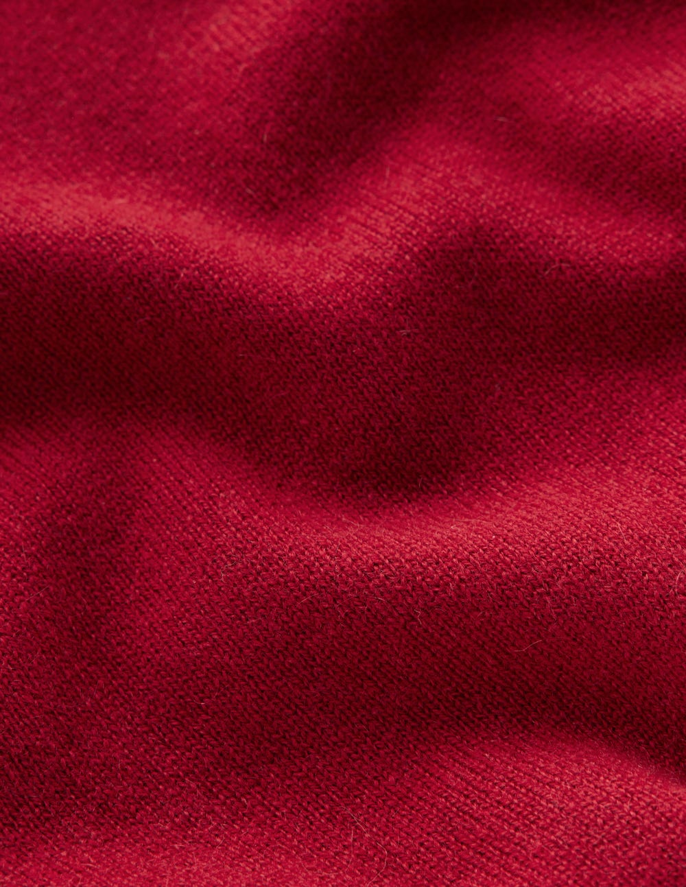 Eva Cashmere Crew Neck Sweater-Red Liquorice - Image 7