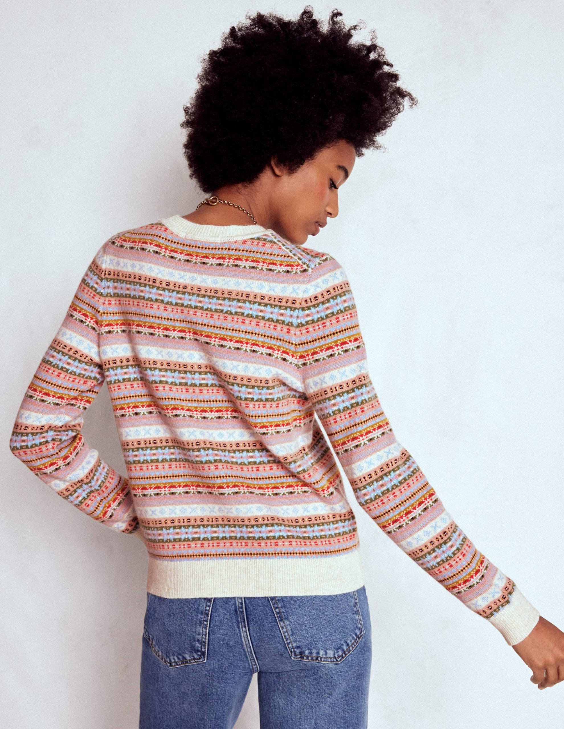 Edie Fair Isle Sweater-Heritage Fair Isle - Image 4