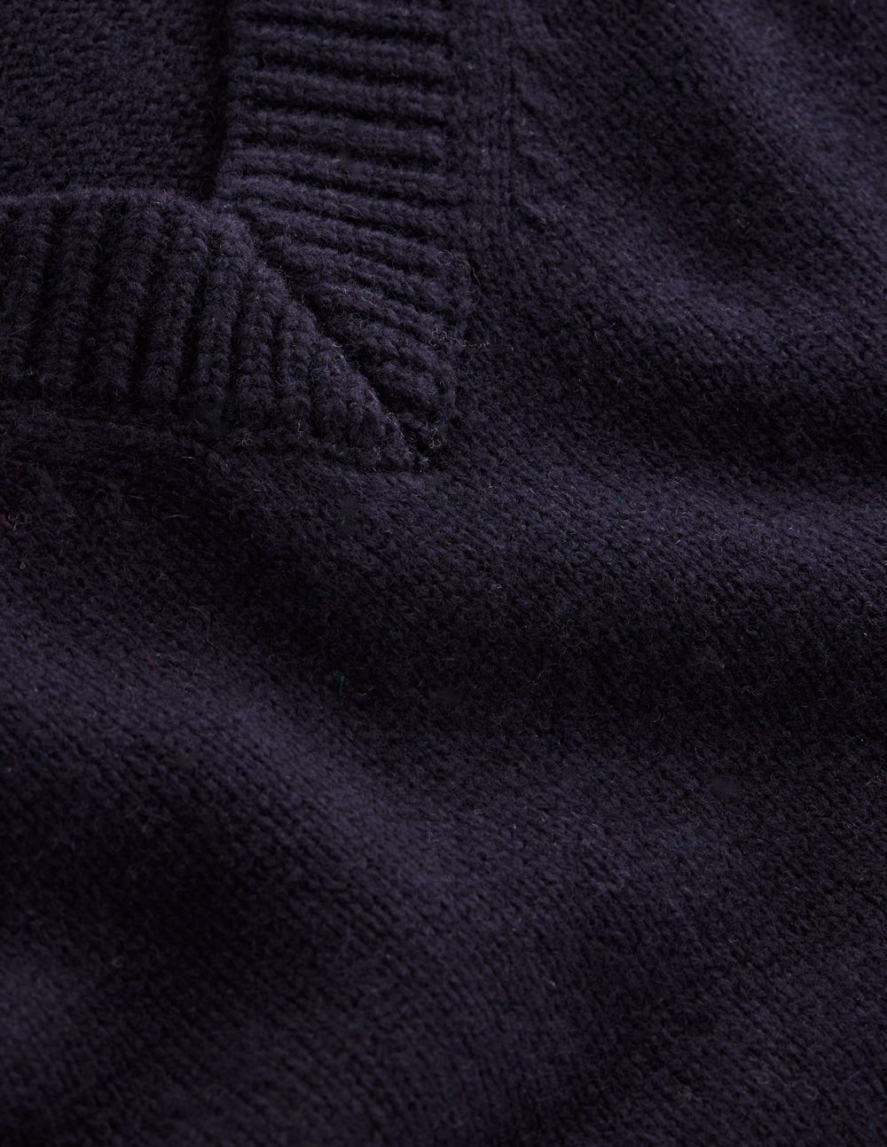 Marion Merino V-Neck Vest-Navy - Image 6