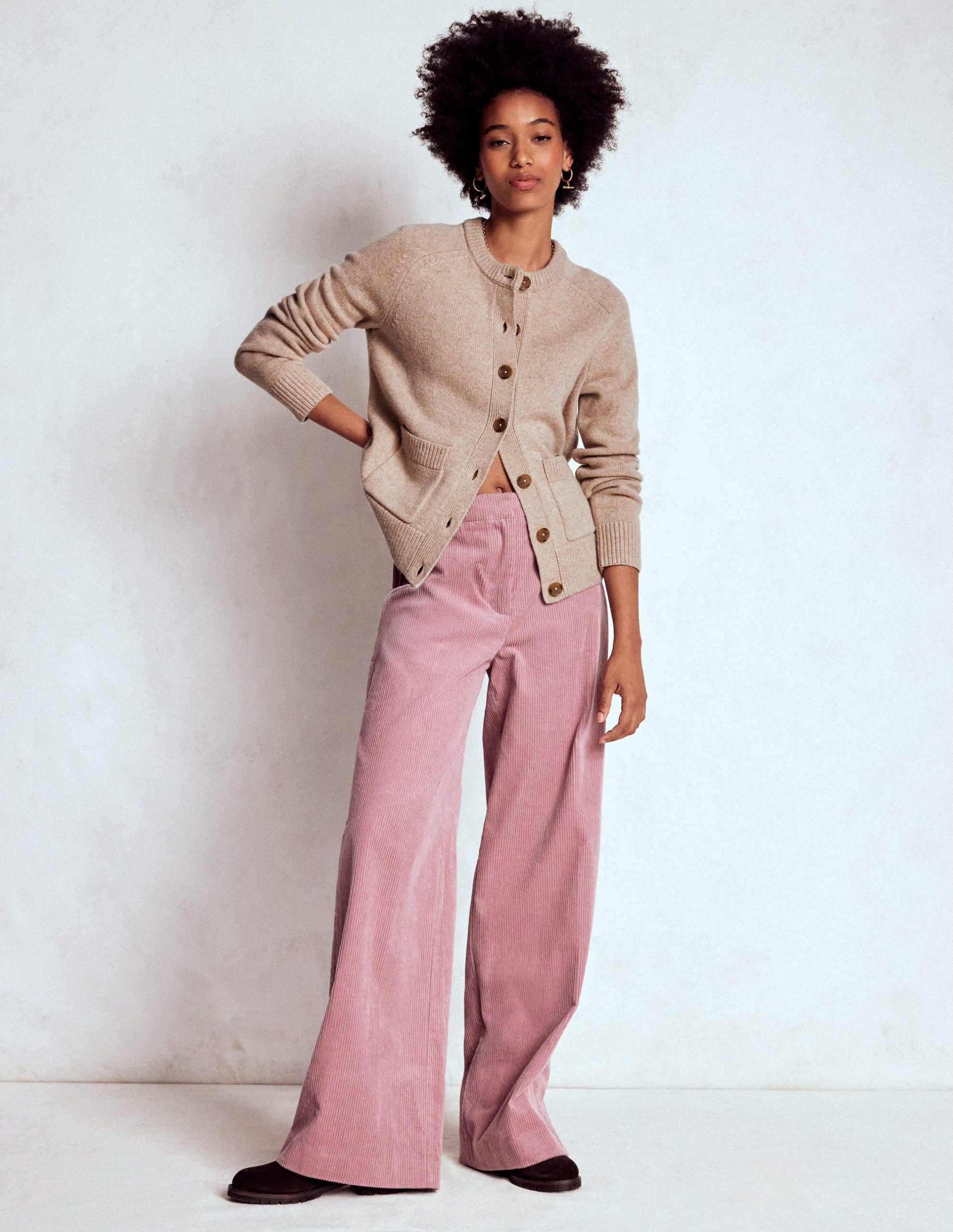 Marion Merino Cardigan-Linen - Image 4